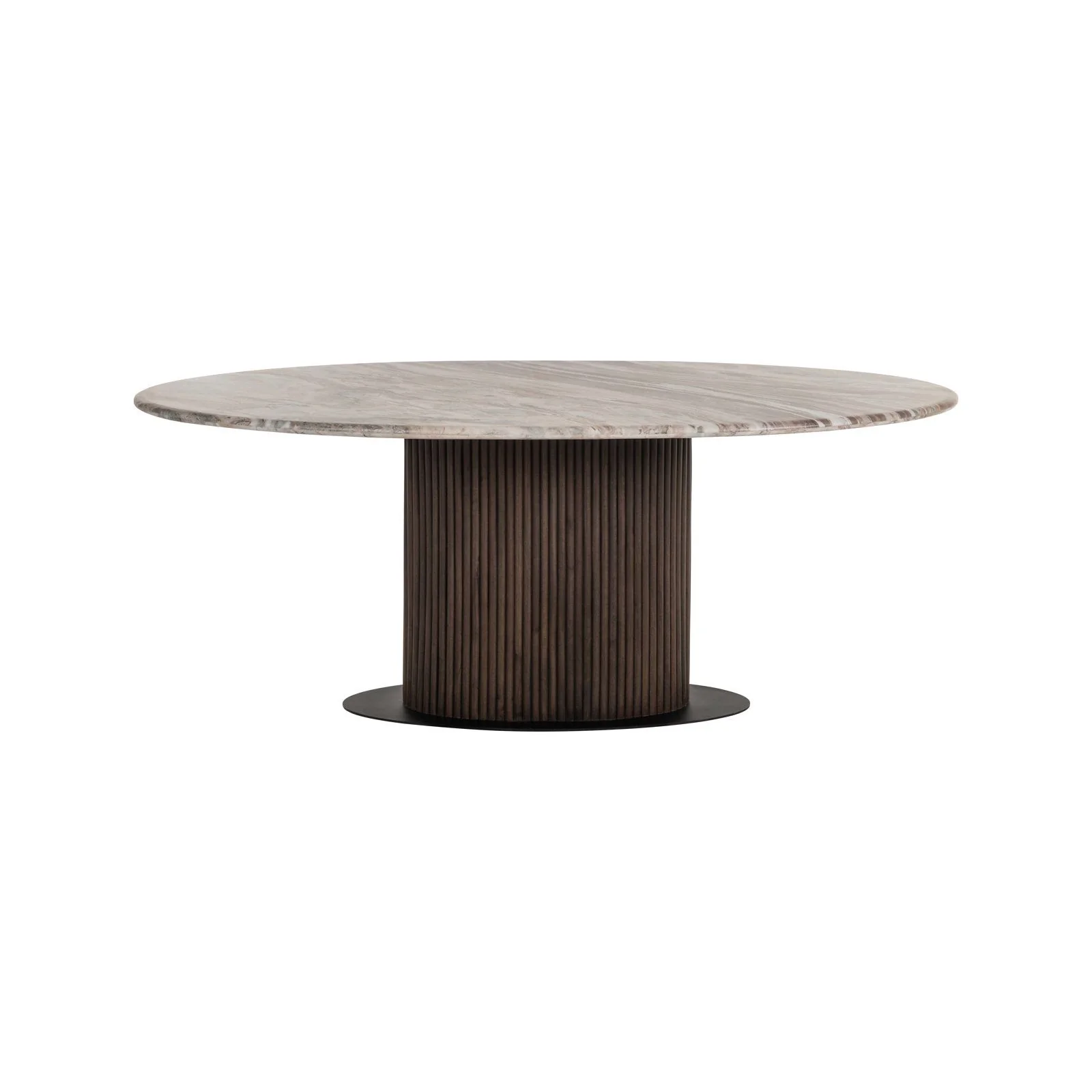 Esstisch Rasford aus Toronto-Marmor in Blush beige, 200x100x77 cm