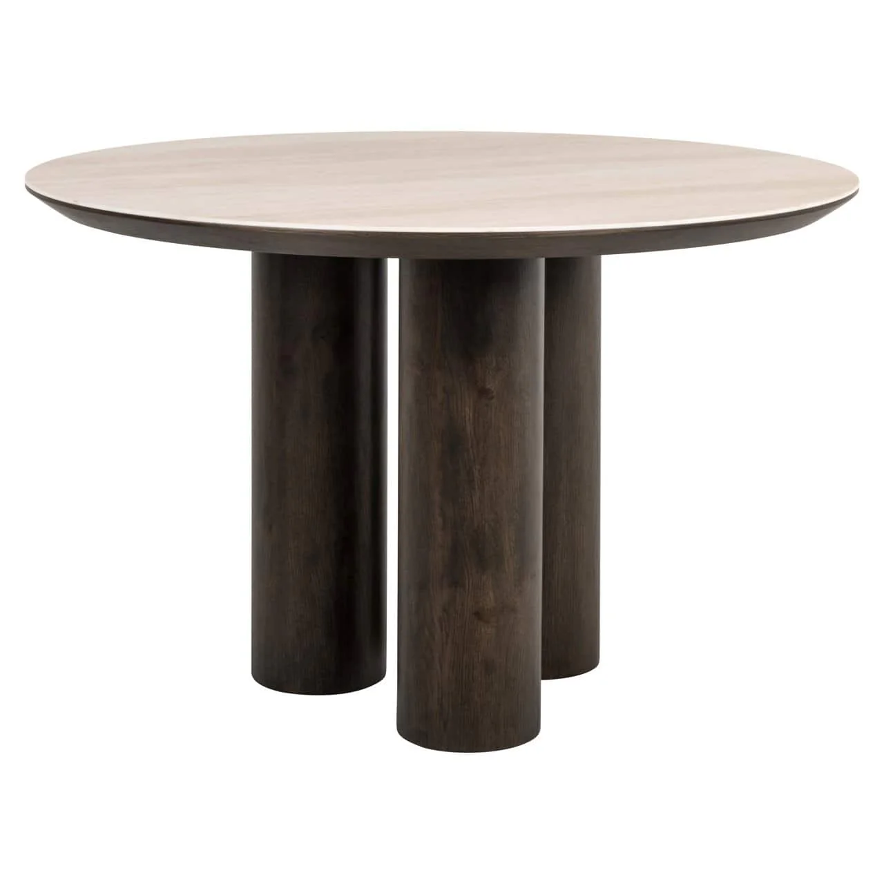 Esstisch Ritz aus Eichenfurnier in braun, 120x120x76 cm
