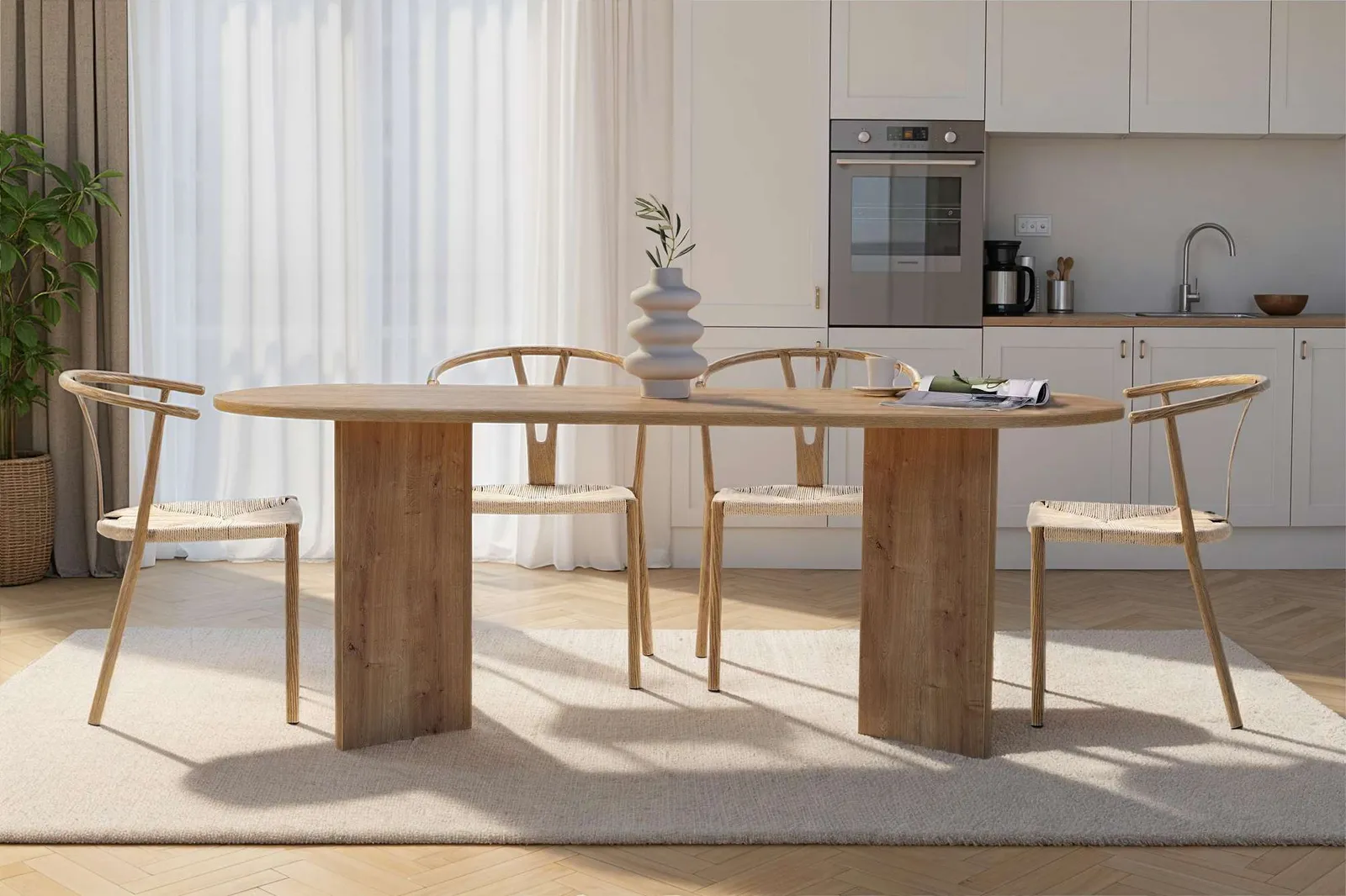 Esstisch Sabella aus Holz, 200×90×75 cm - Image 23
