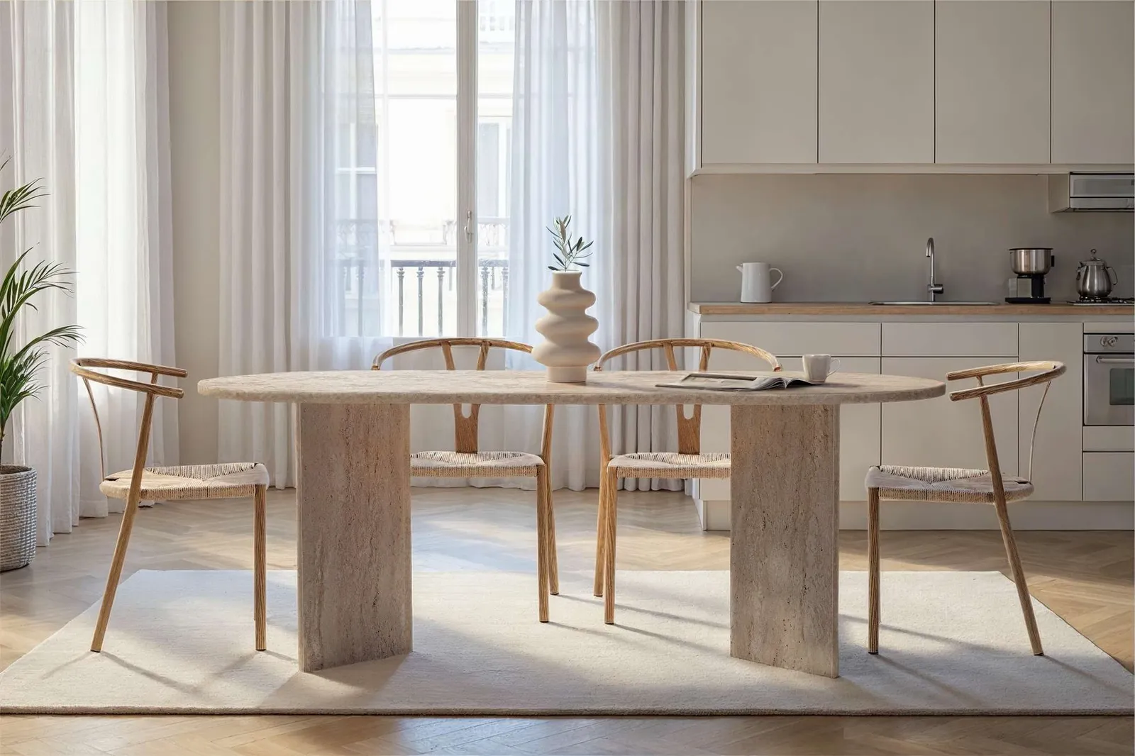 Esstisch Sabella aus Holz, 200×90×75 cm - Image 3