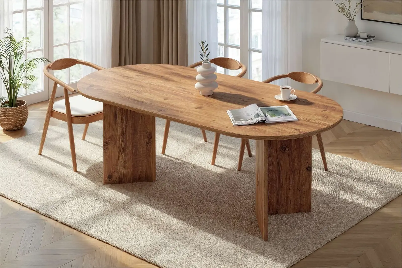 Esstisch Sabella aus Holz, 200×90×75 cm - Image 32