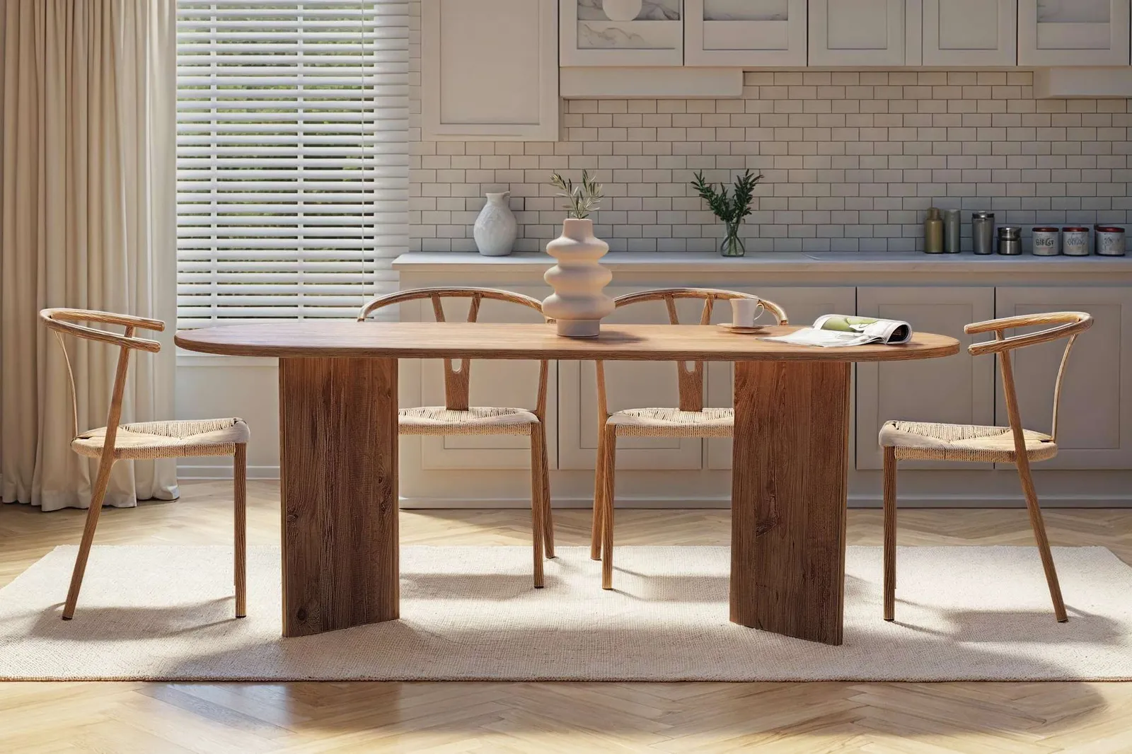 Esstisch Sabella aus Holz, 200×90×75 cm - Image 33