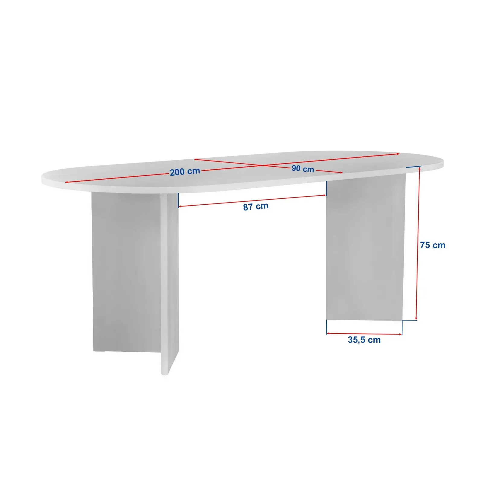 Esstisch Sabella aus Holz, 200×90×75 cm - Image 7