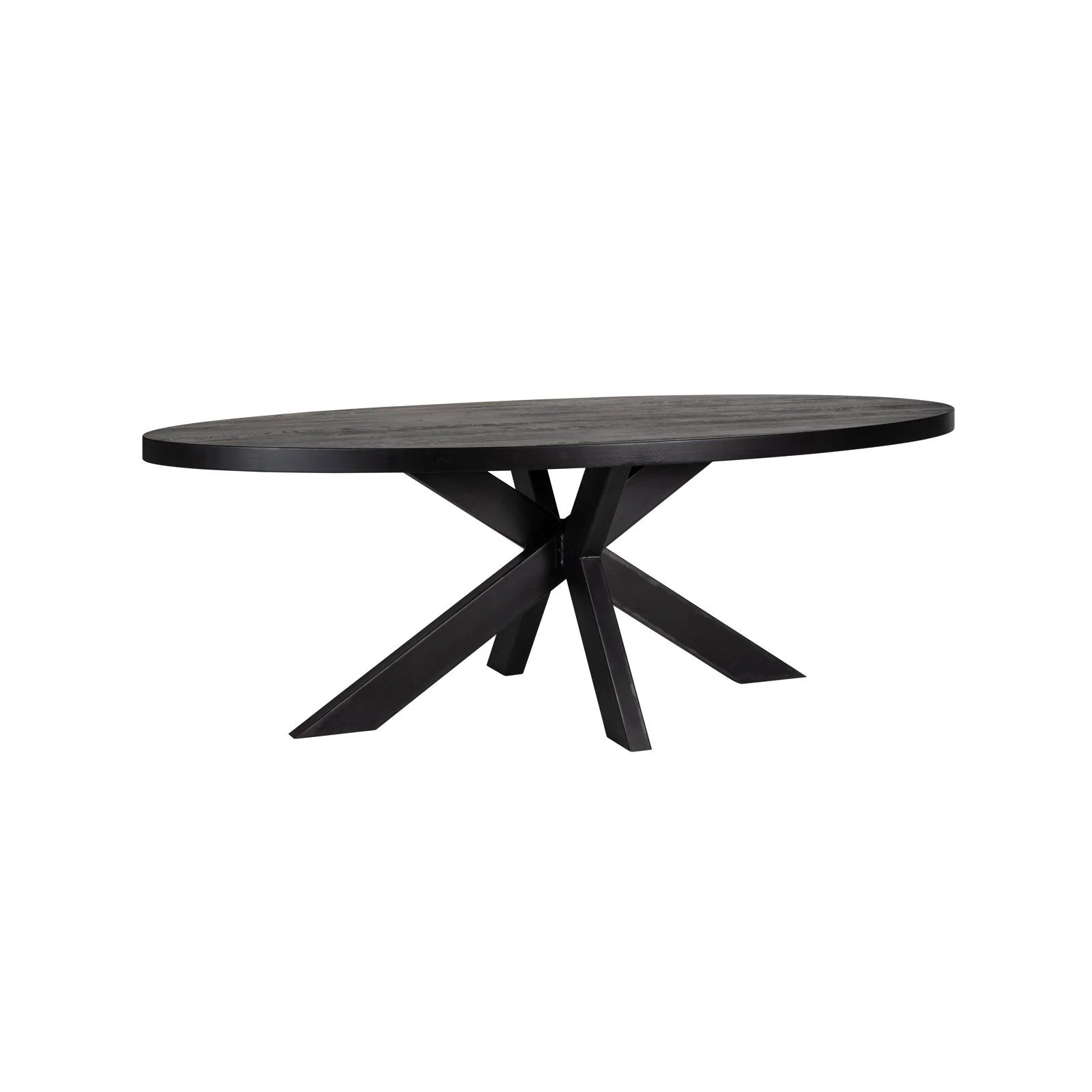 Esstisch Watson aus Eiche in schwarz, 235x110x78 cm