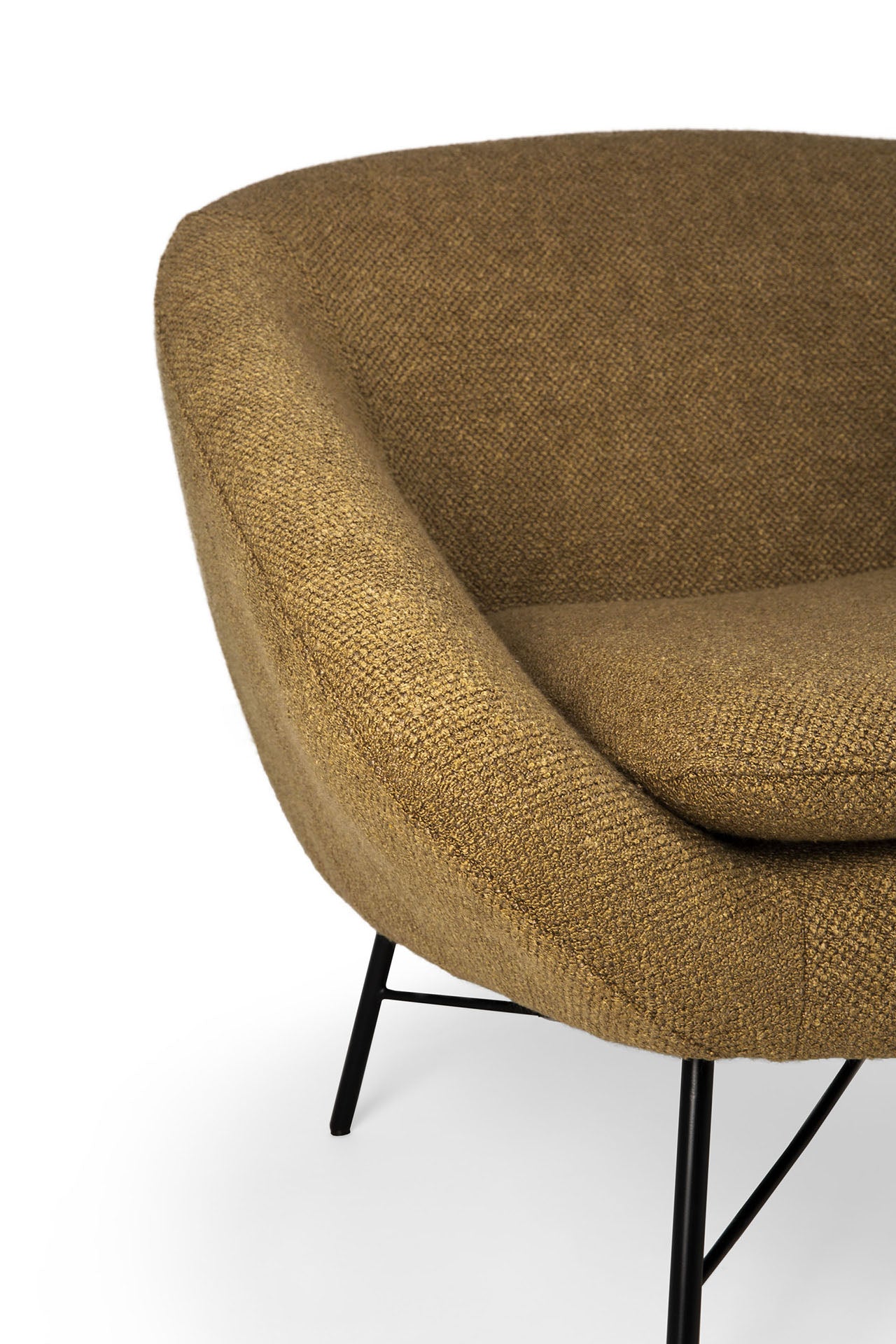 Barrow Loungestuhl - Ingwer Stoff - 81 x 79 x 71 cm - Image 3