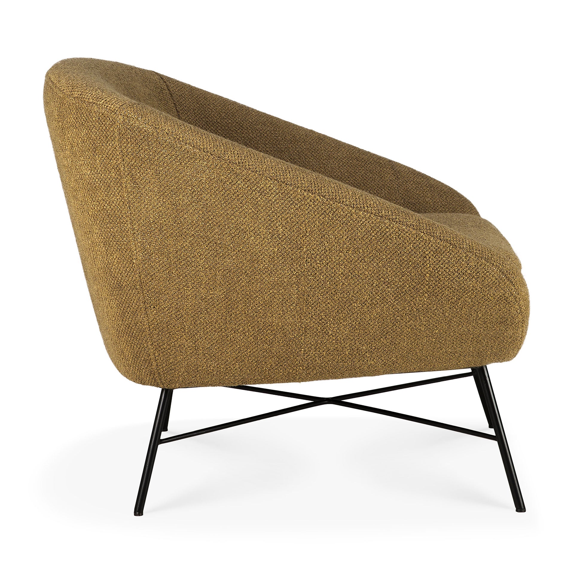 Barrow Loungestuhl - Ingwer Stoff - 81 x 79 x 71 cm - Image 7