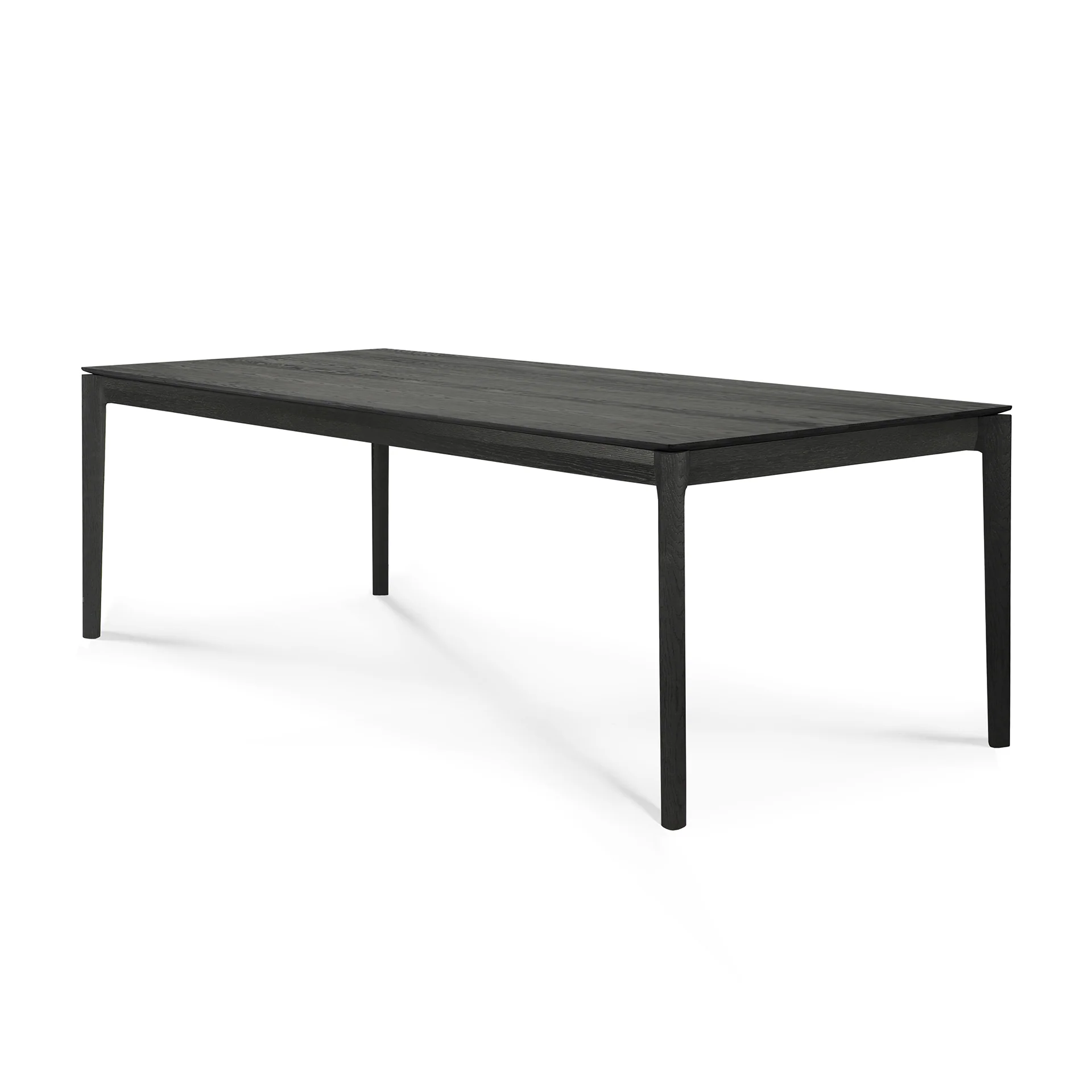 Bok Esstisch - lackierte Eiche - schwarz - rechteckig - 220 x 95 x 76 cm