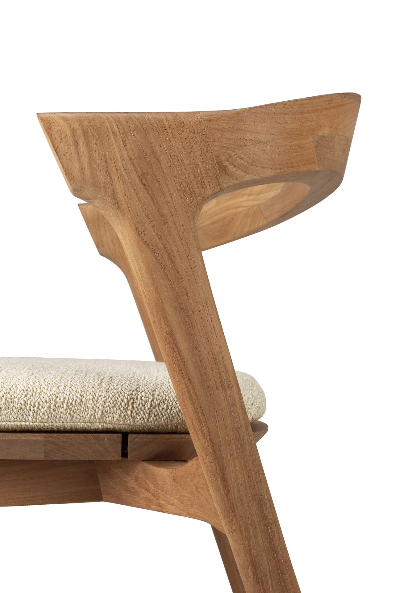 Bok Gartenstuhl - Teak - Naturstoff - 50 x 54 x 76 cm - Image 2