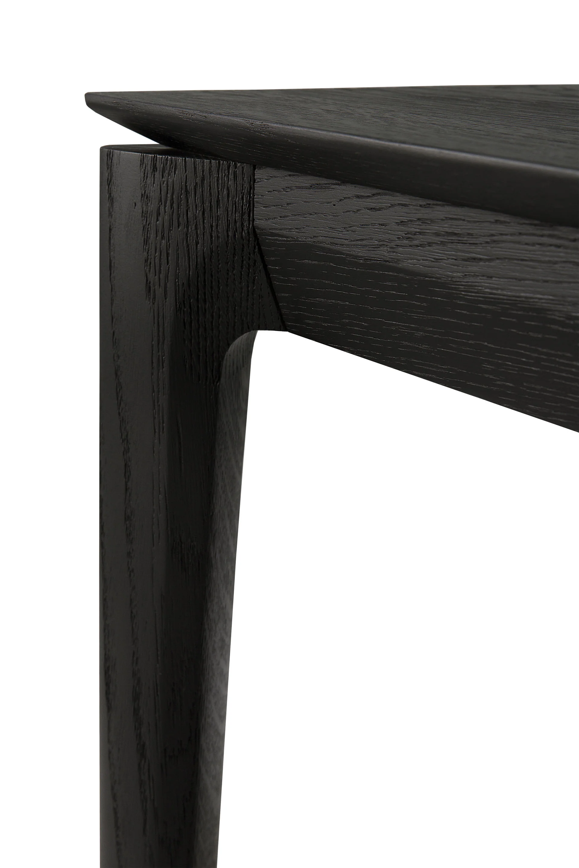 Bok Sitzbank - lackierte Eiche - schwarz - 166 x 35 x 46 cm - Image 2