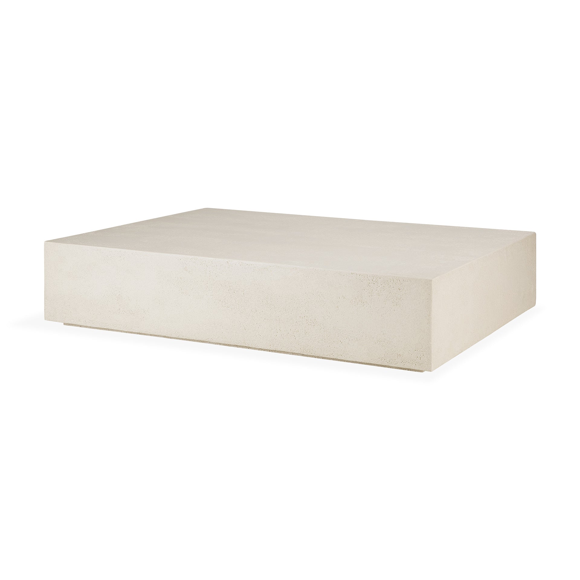 Couchtisch - Mikrozement - Off-White - rechteckig Elements