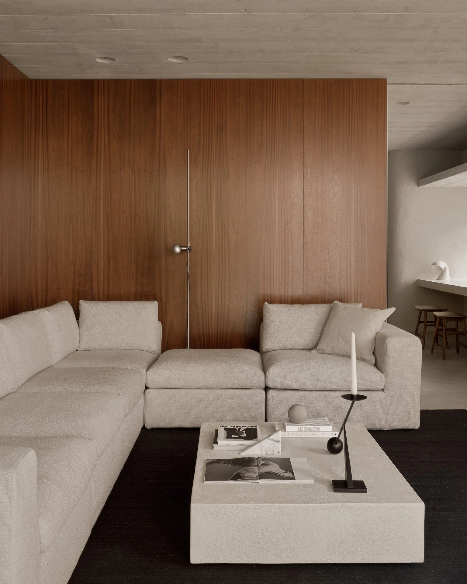 Couchtisch - Mikrozement - Off-White - rechteckig Elements - Image 2
