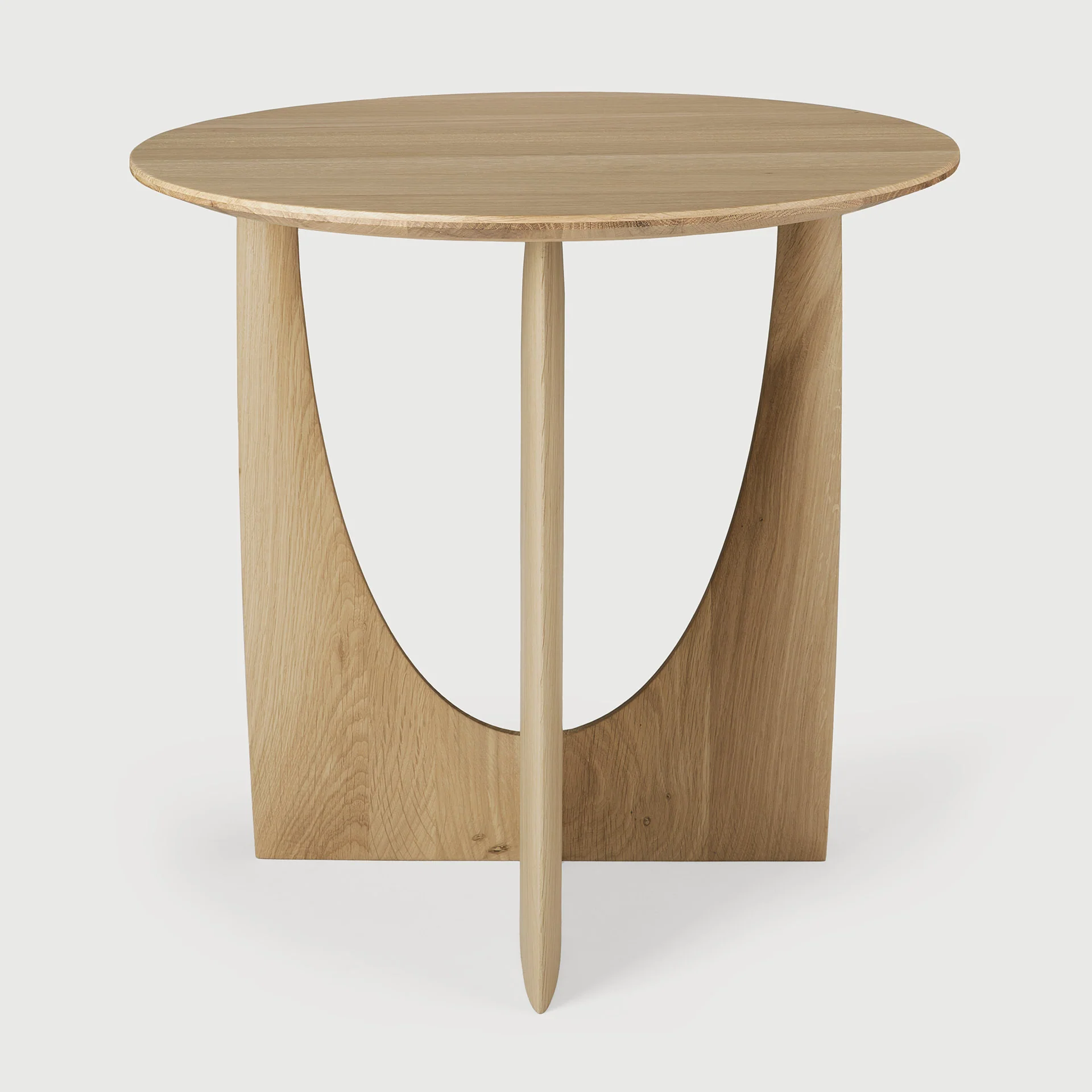 Geometric Beistelltisch - lackierte Eiche - rund - 51 x 51 x 50 cm - Image 4