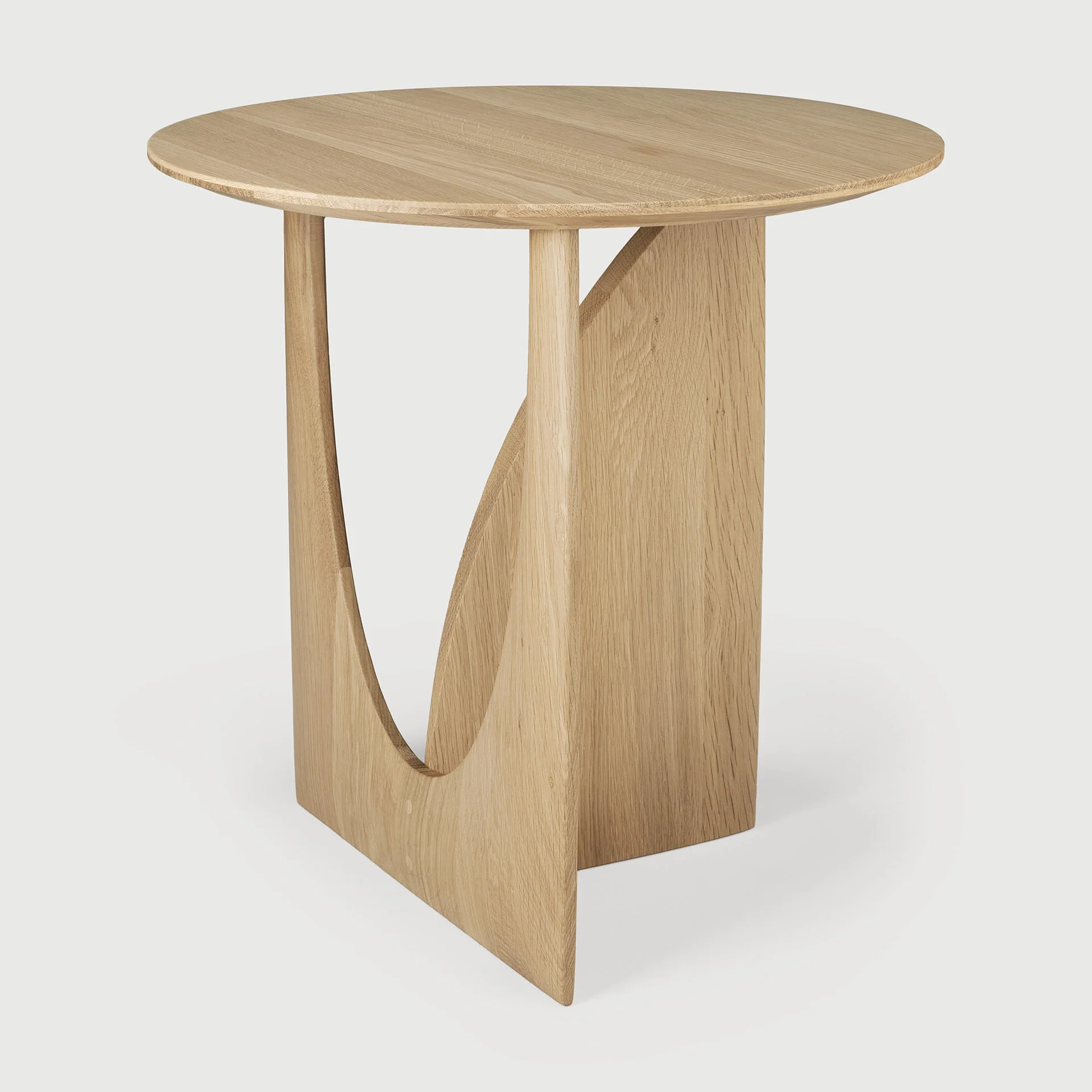 Geometric Beistelltisch - lackierte Eiche - rund - 51 x 51 x 50 cm - Image 5