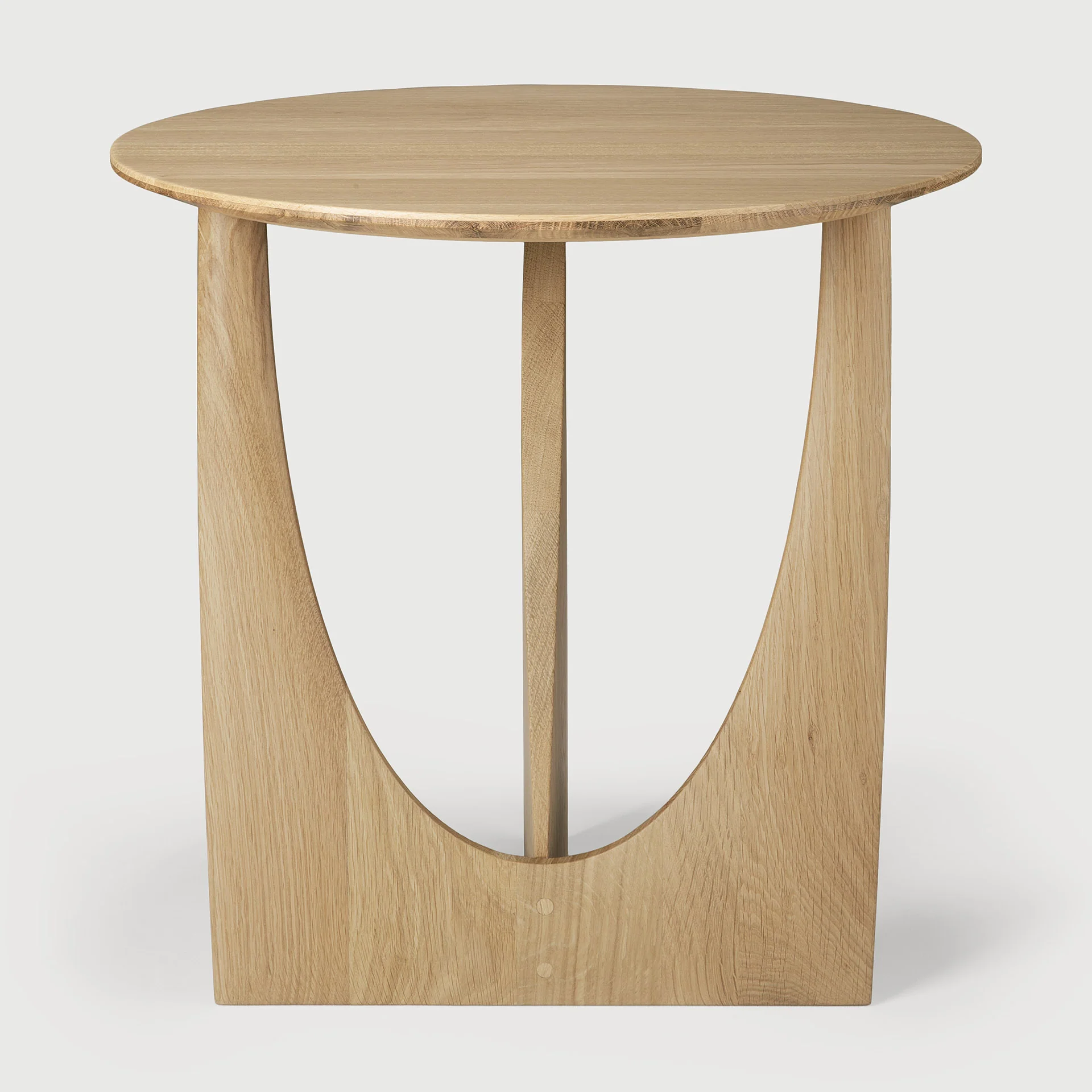 Geometric Beistelltisch - lackierte Eiche - rund - 51 x 51 x 50 cm - Image 6
