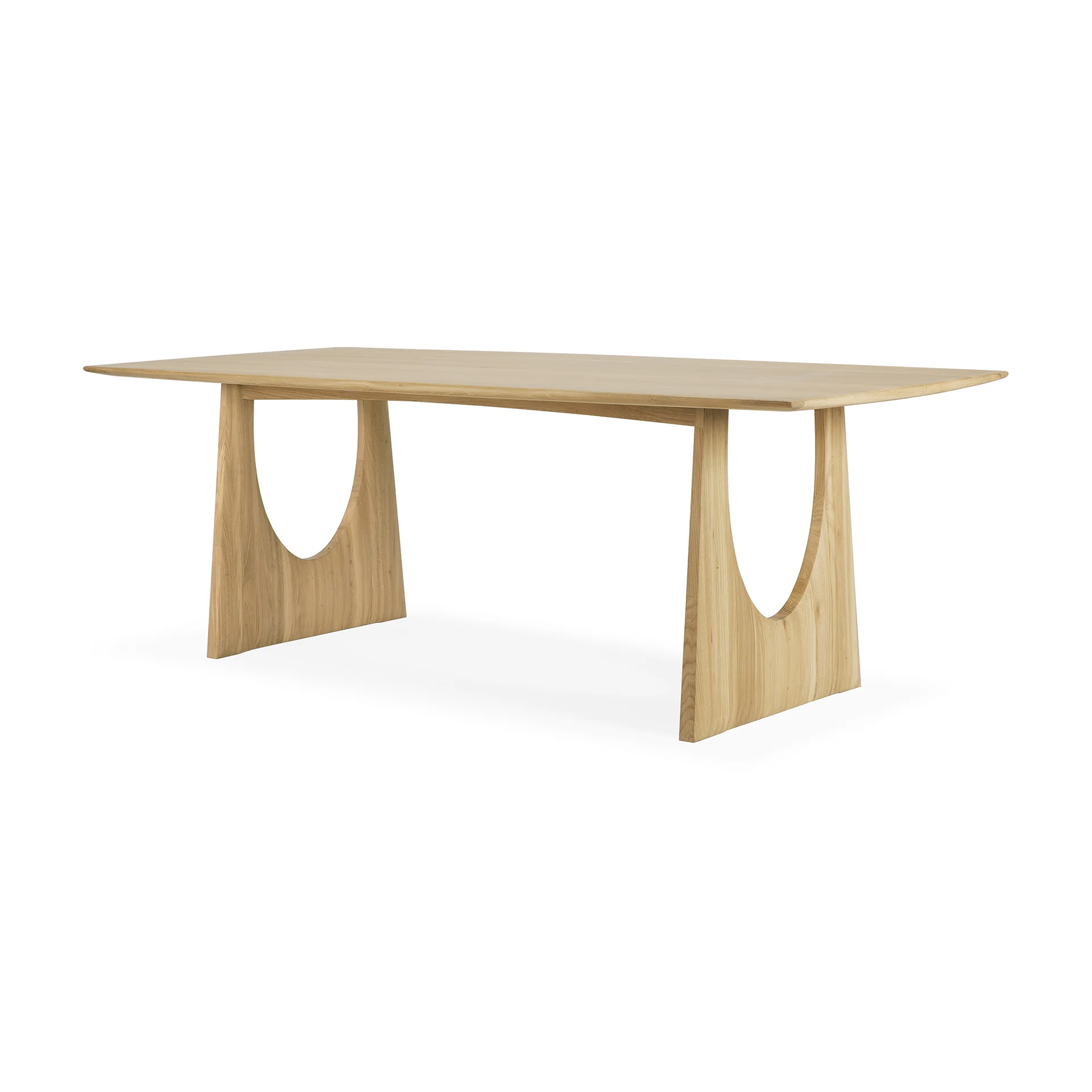 Geometric Esstisch - Eiche - rechteckig - 220 x 100 x 76 cm