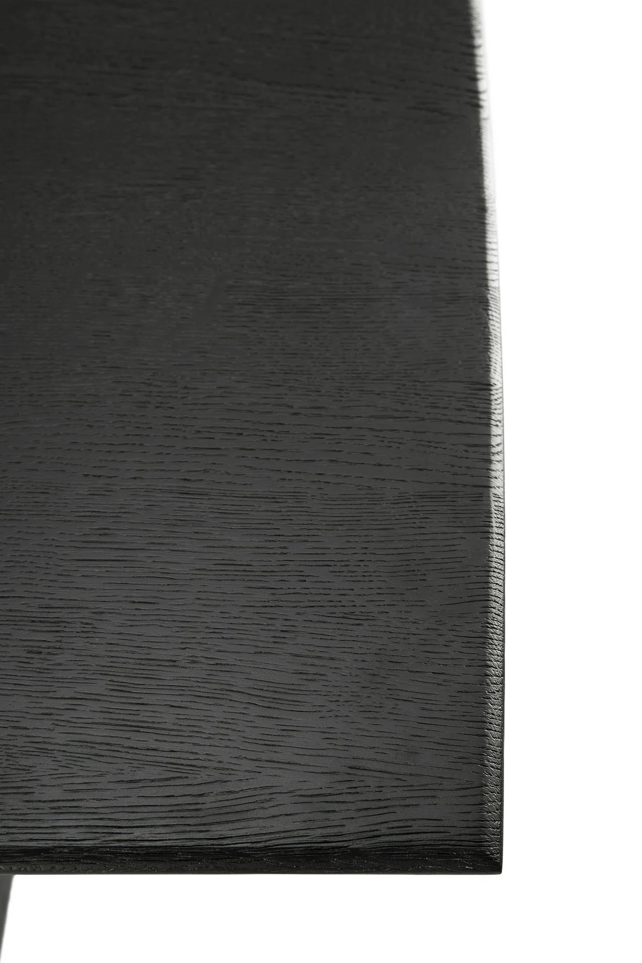 Geometric Esstisch - lackierte Eiche - schwarz - rechteckig - 220 x 100 x 76 cm - Image 5