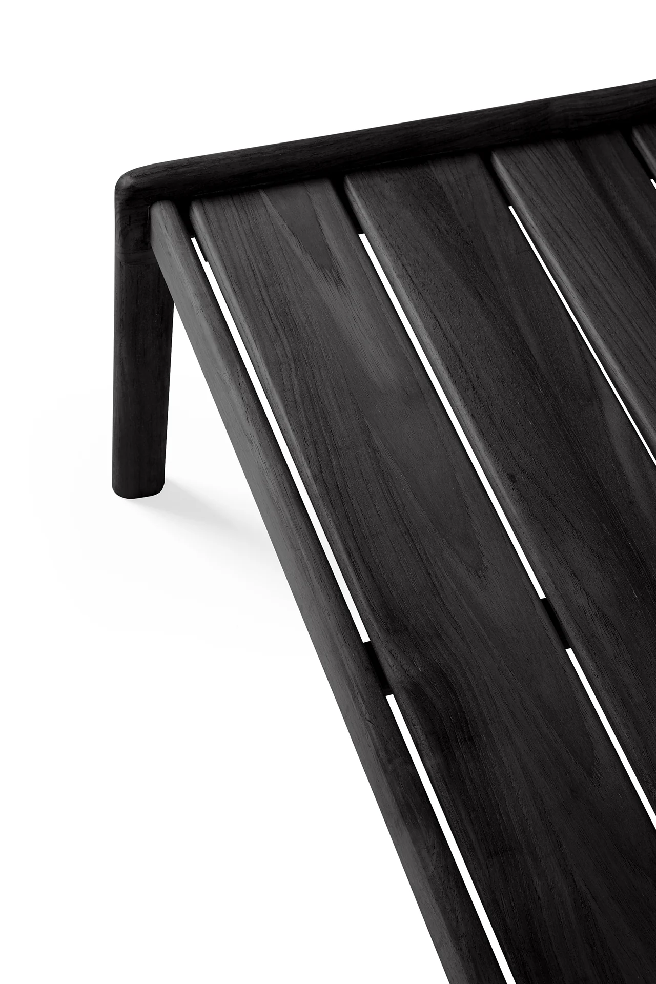 Jack Garten-Couchtisch - lackiertes Teak - schwarz - rechteckig - 120 x 65 x 35 cm - Image 3