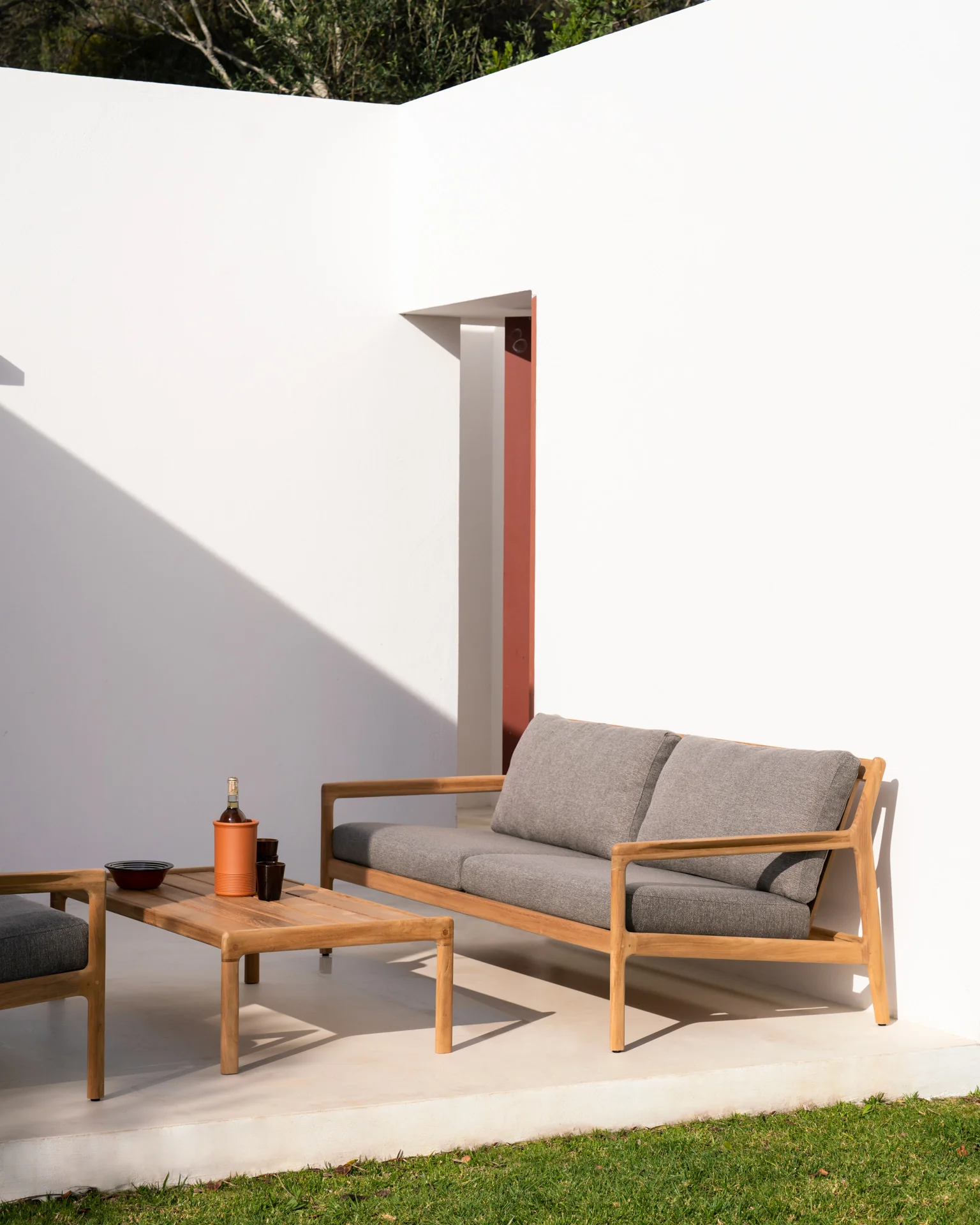 Jack Garten-Couchtisch - Teak - rechteckig - 150 x 65 x 35 cm - Image 4