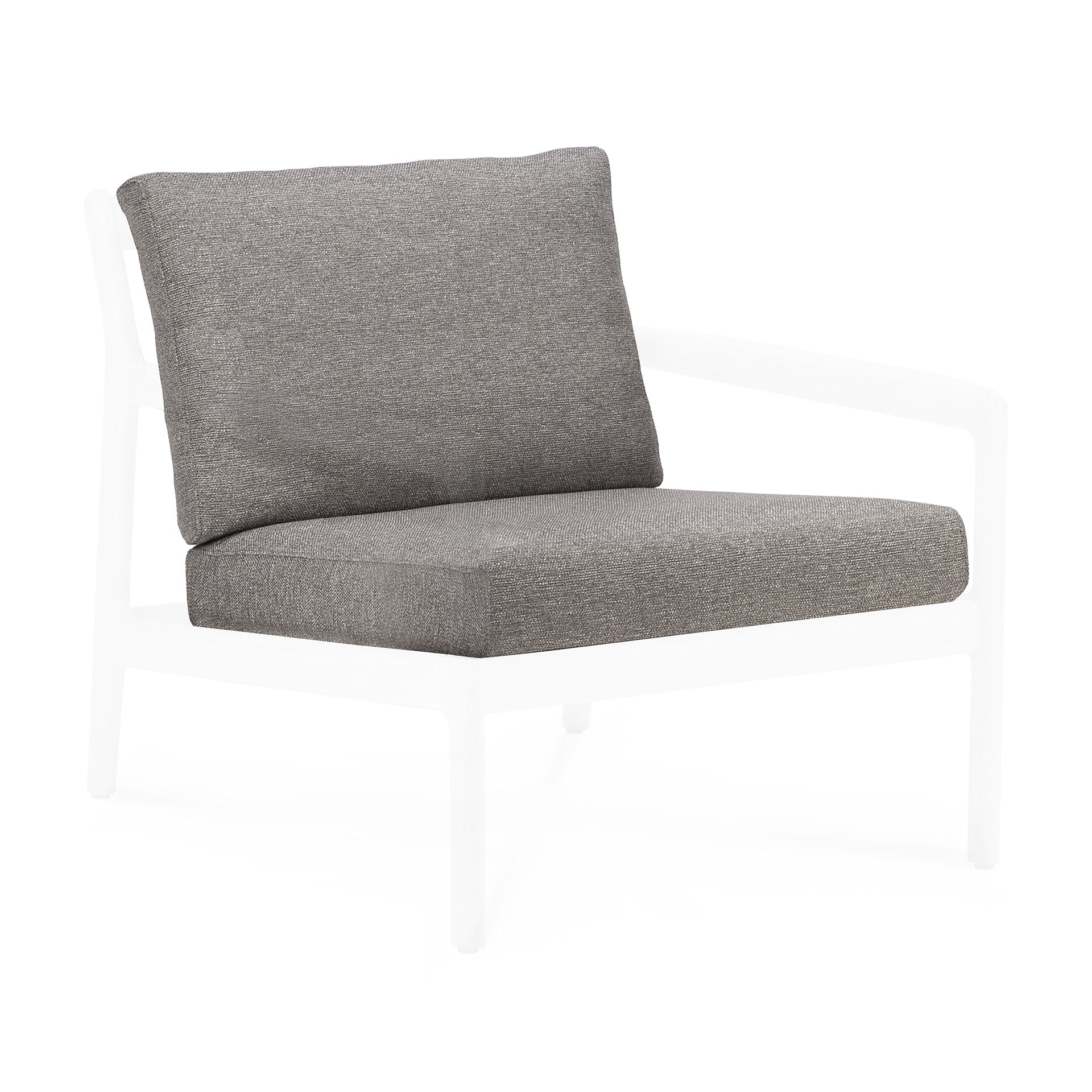 Jack Garten-Loungestuhl Kissenset - Mocha Stoff - 65 x 63 x 17 cm