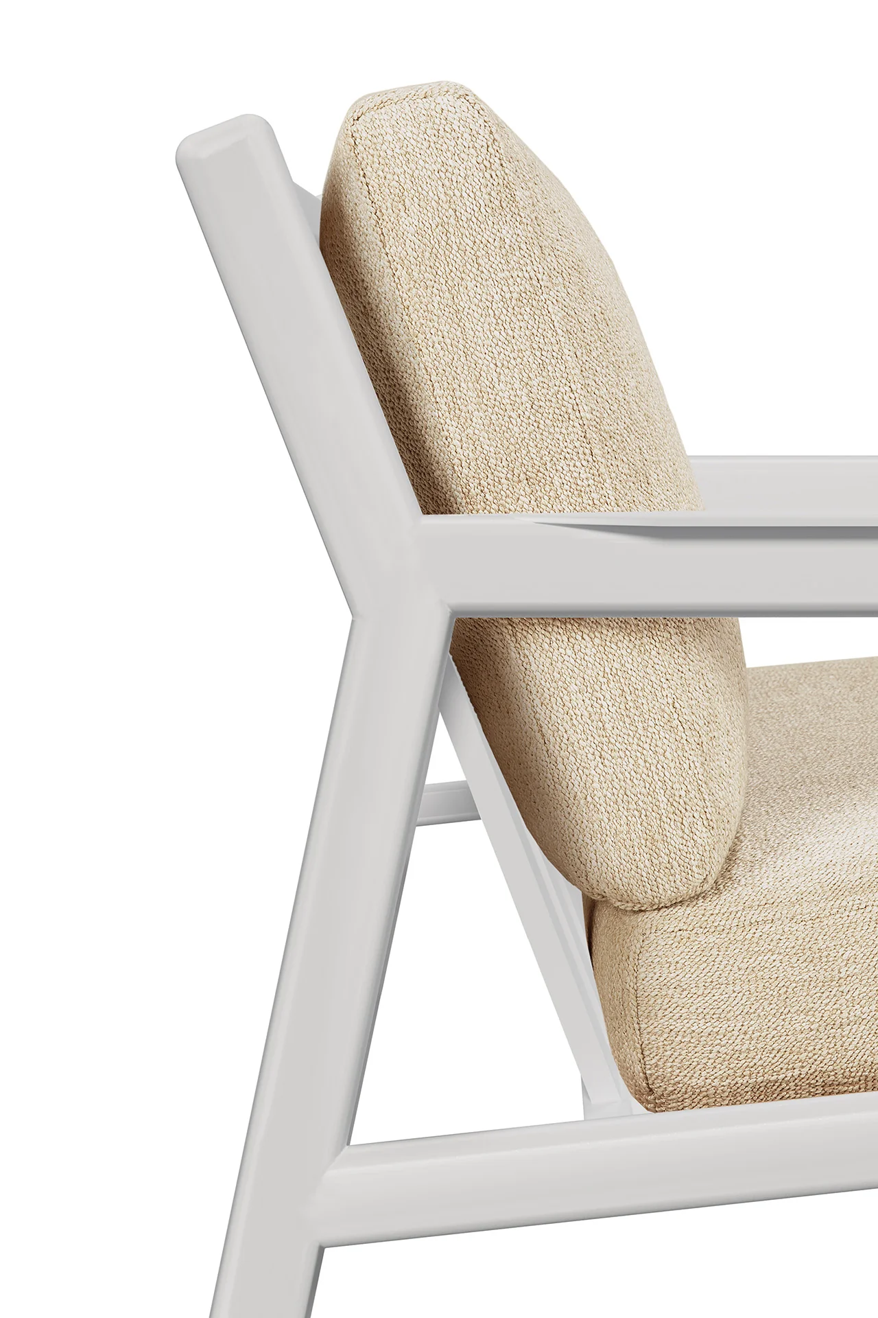 Jack Gartensofa - Aluminium - weiß - Naturstoff - 2+ Sitzer - 178 x 89 x 74 cm - Image 3