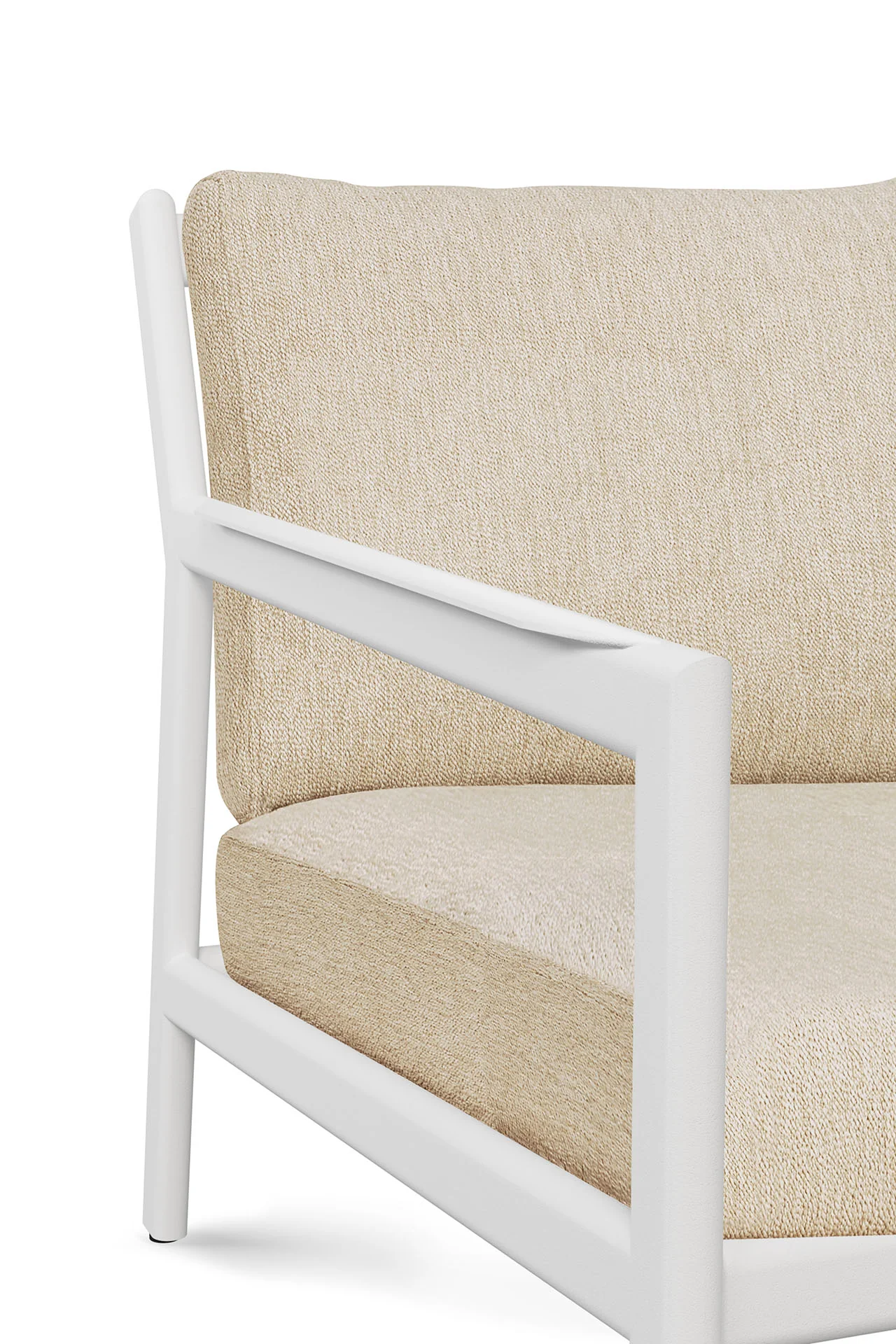 Jack Gartensofa - Aluminium - weiß - Naturstoff - 2+ Sitzer - 178 x 89 x 74 cm - Image 4