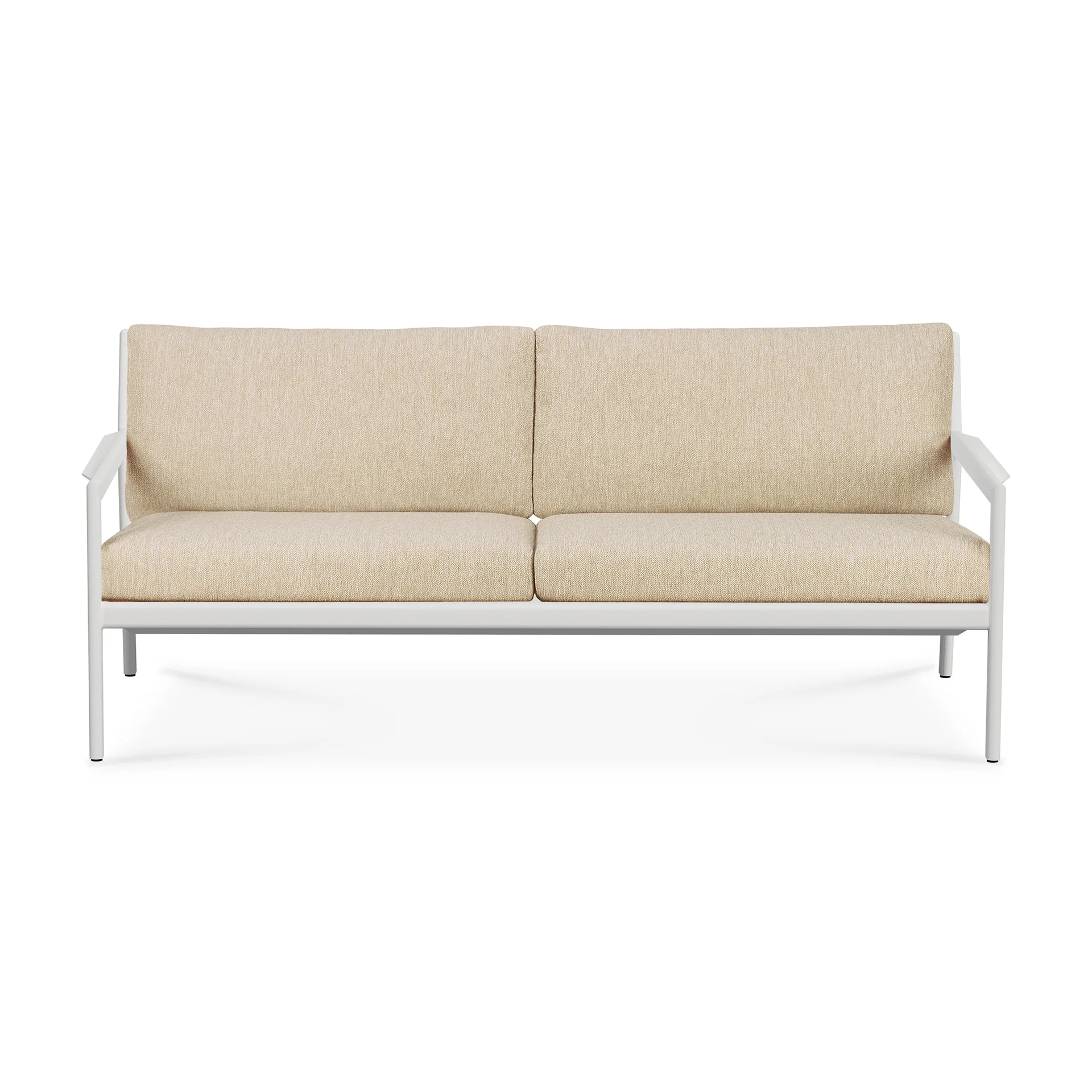 Jack Gartensofa - Aluminium - weiß - Naturstoff - 2+ Sitzer - 178 x 89 x 74 cm - Image 5