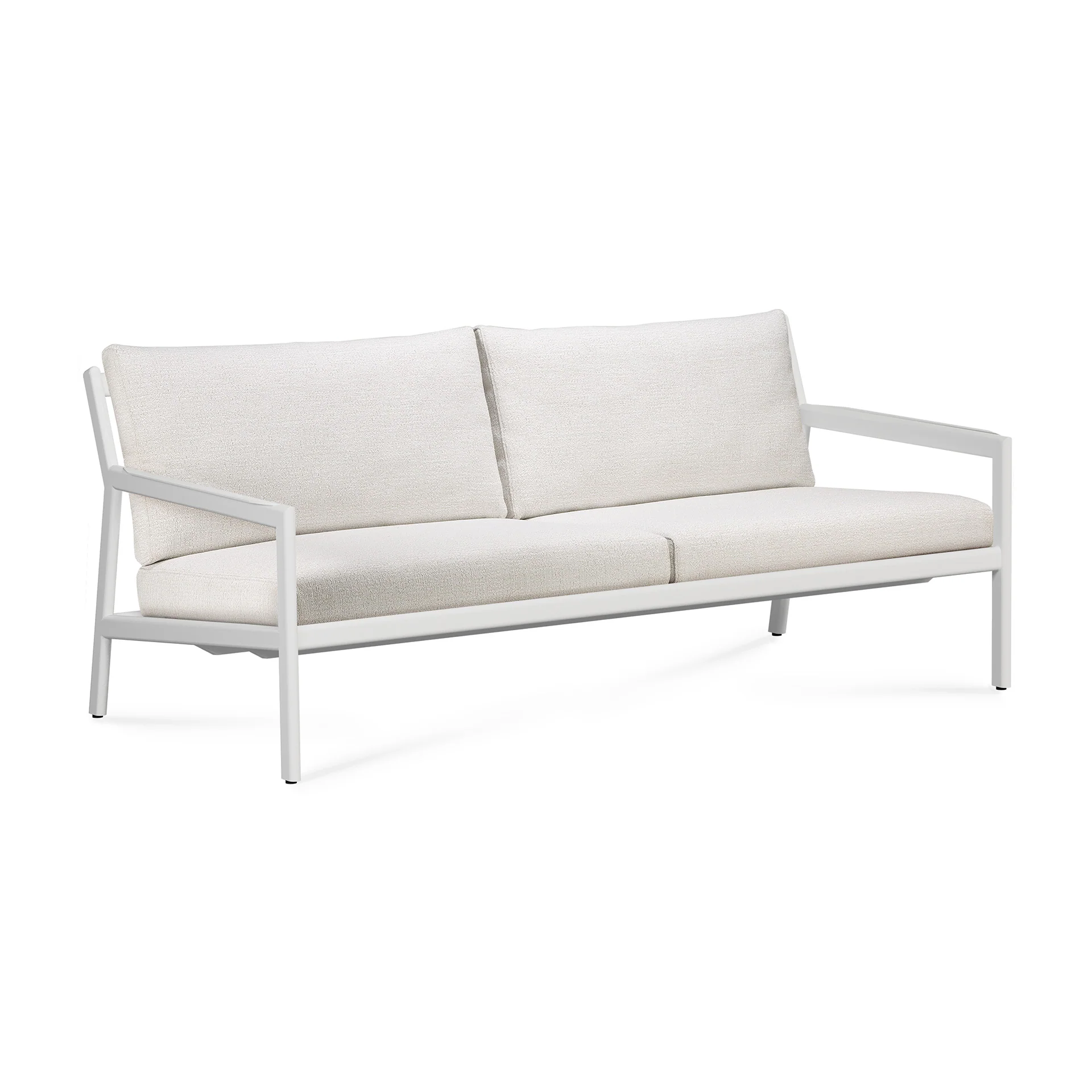 Jack Gartensofa - Aluminium - weiß - Off White Stoff - 2+ Sitzer - 178 x 89 x 74 cm