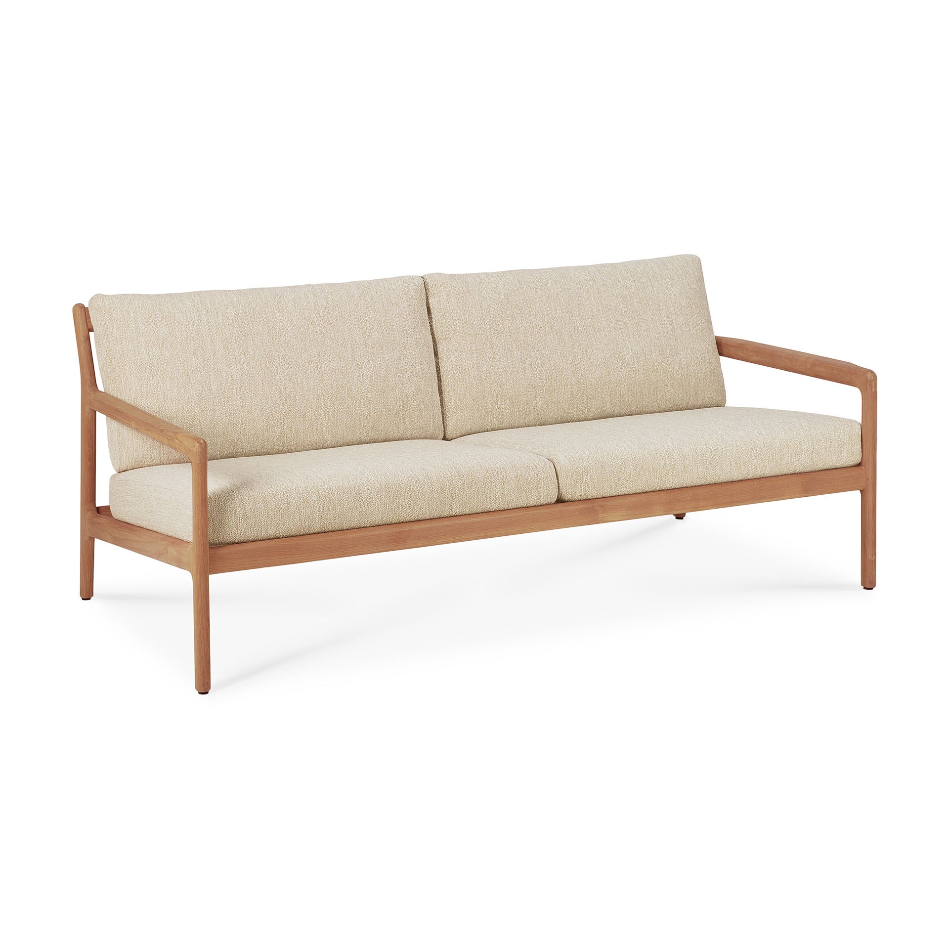 Jack Gartensofa - Teak - Naturstoff - 2+ Sitzer - 180 x 90 x 74 cm