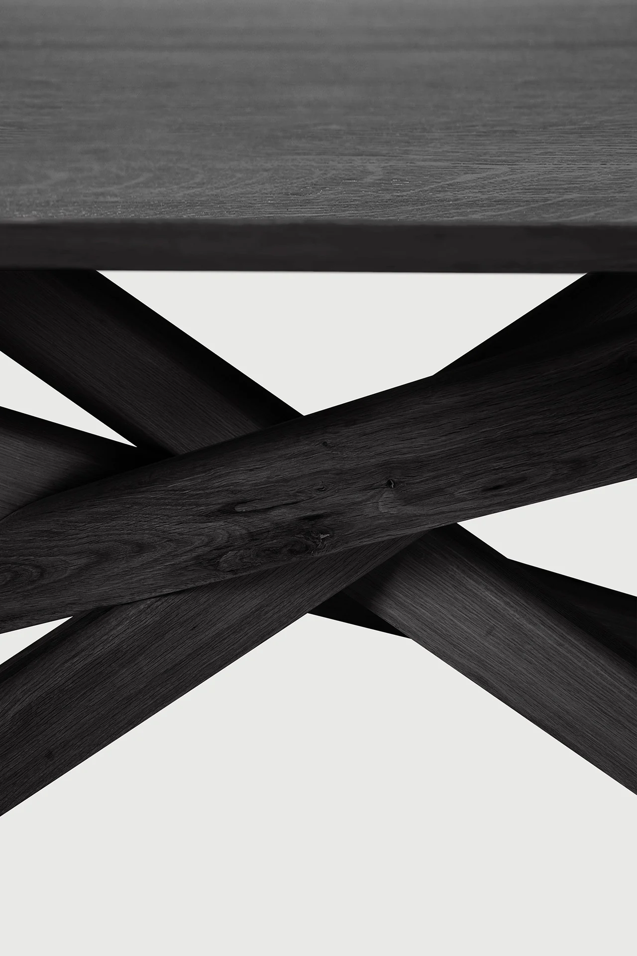 Mikado Esstisch - lackierte Eiche - schwarz - oval - 267 x 138 x 76 cm - Image 4