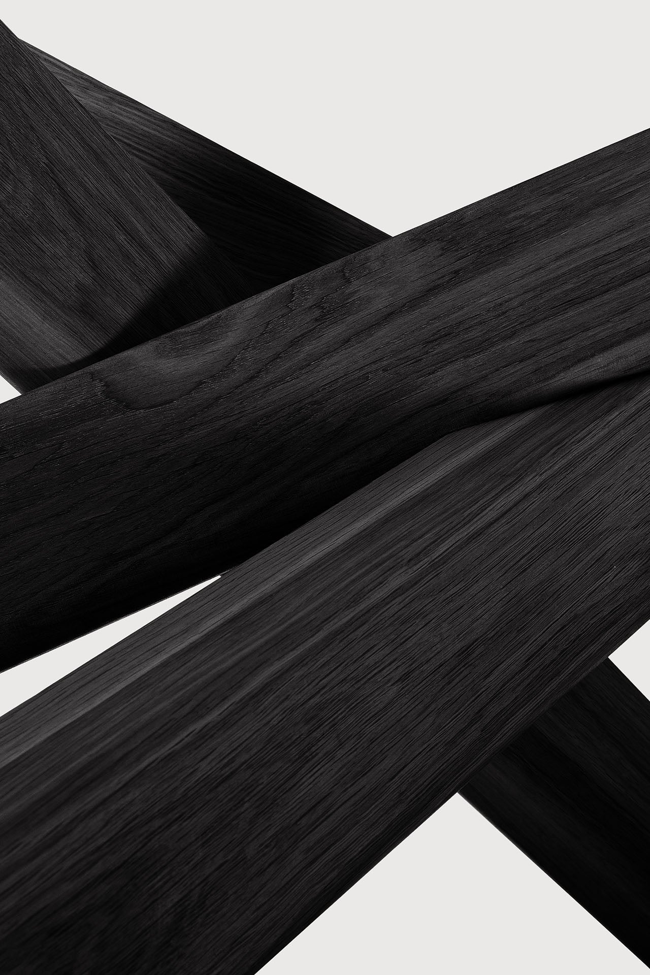 Mikado Esstisch - lackierte Eiche - schwarz - oval - 267 x 138 x 76 cm - Image 5