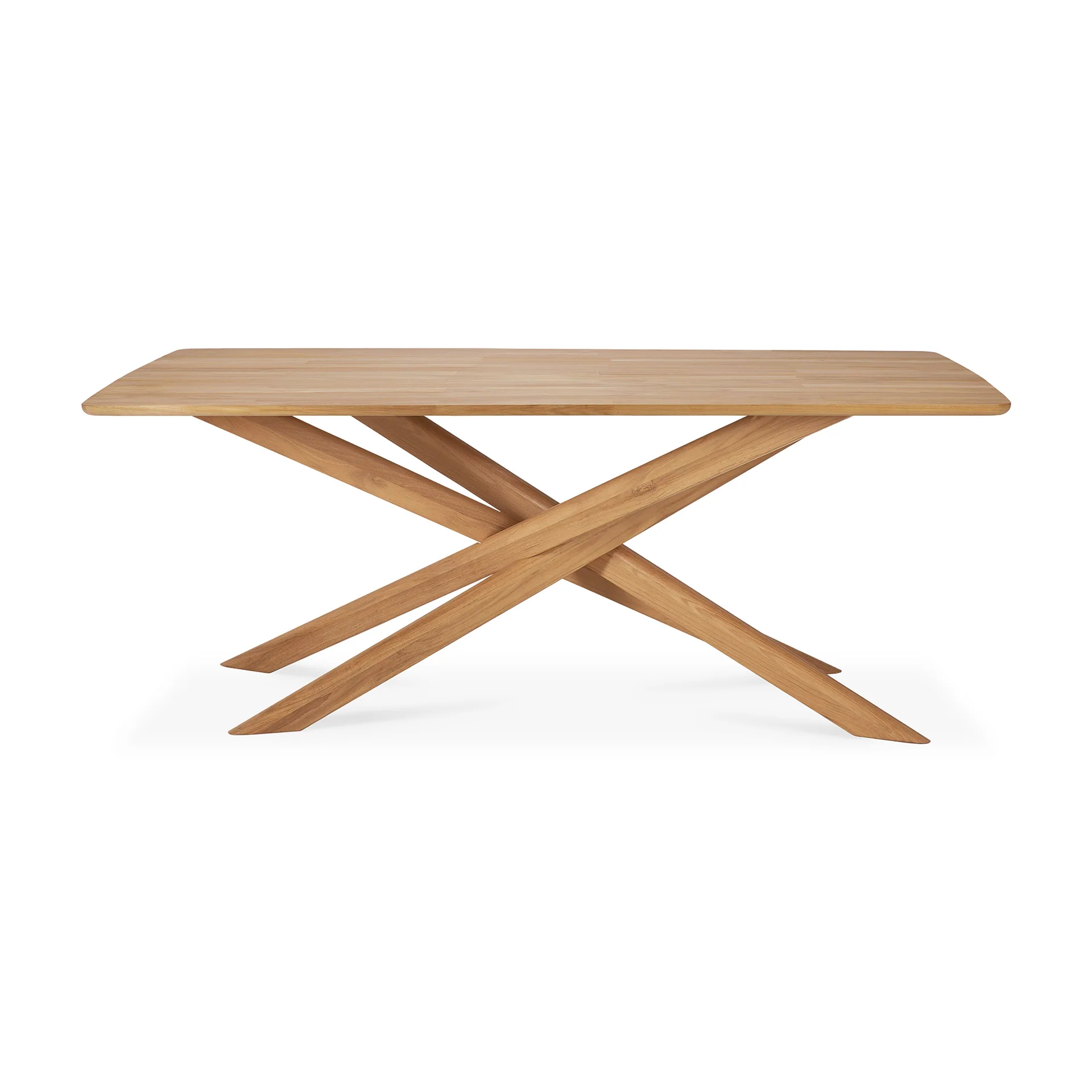 Mikado Gartentisch - Teak - rechteckig - 203 x 104 x 76 cm