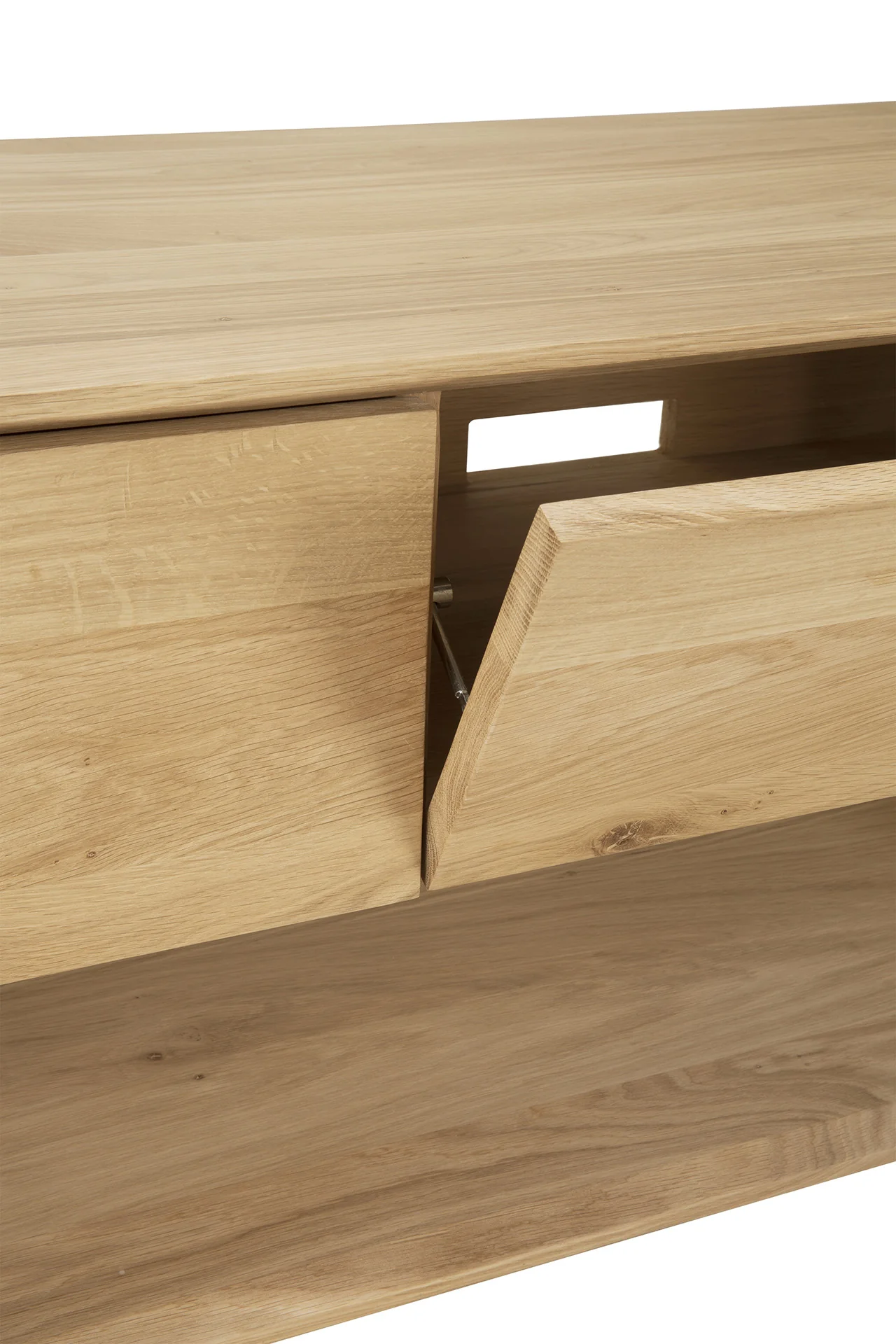 Nordic TV-Schrank - Eiche - 1 Klapptür - 1 Schublade - 120 x 46 x 45 cm - Image 4