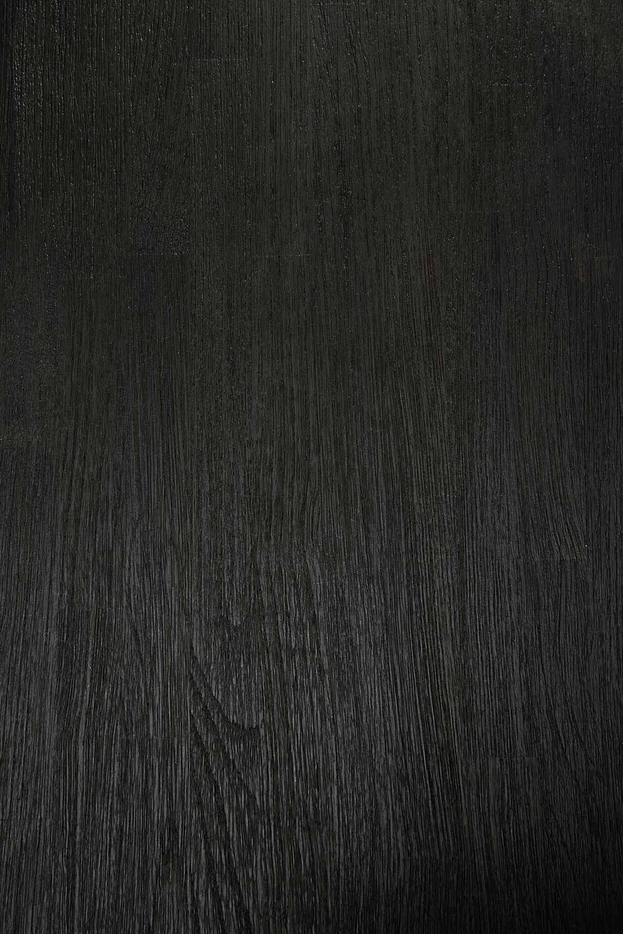 Oblic Beistelltisch - lackiertes Teak - schwarz - rund - 52 x 52 x 49 cm - Image 8