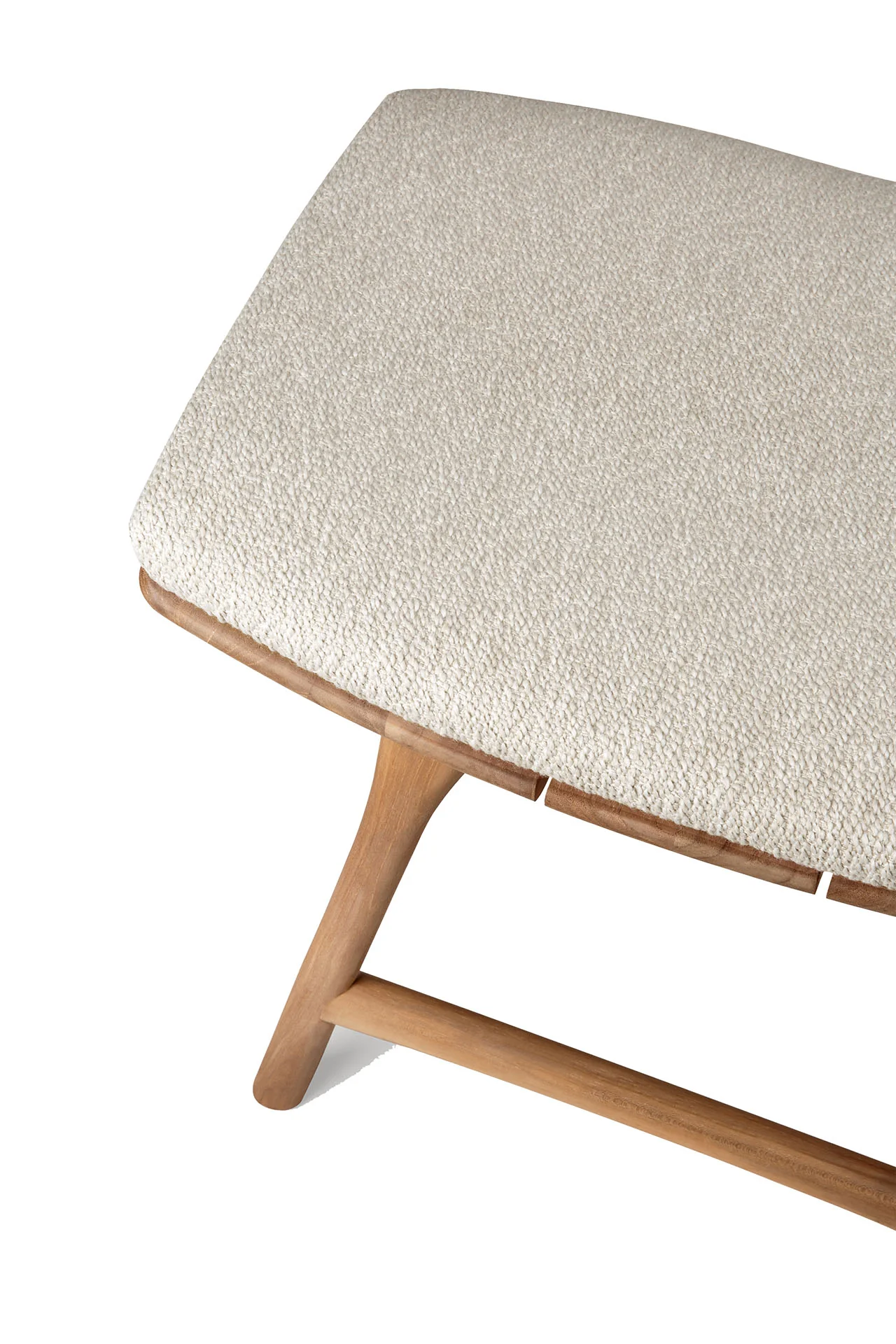 Osso Gartenhocker - Teak - Naturstoff - 50 x 33 x 51 cm - Image 6