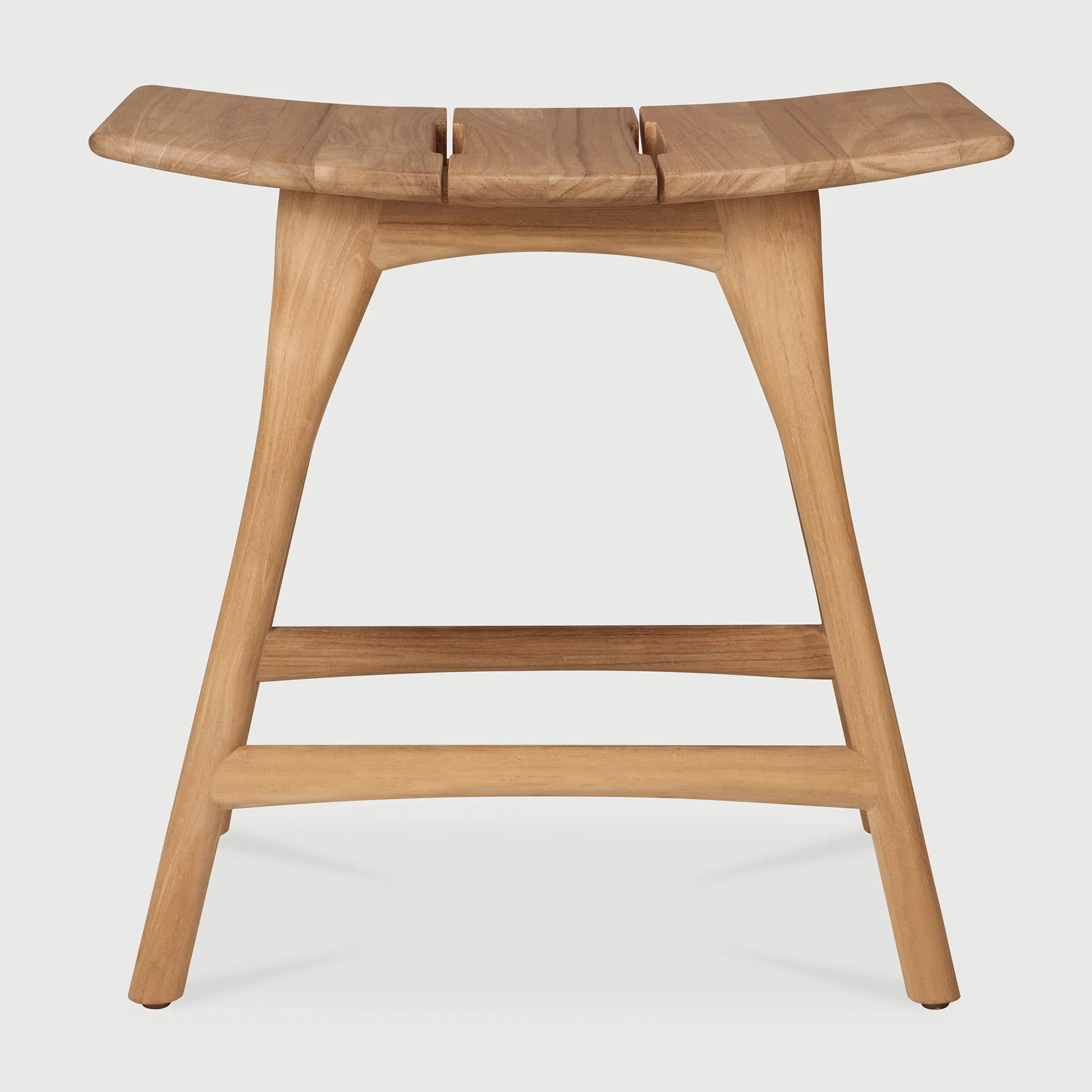 Osso Gartenhockergestell - Teak - 50 x 33 x 49 cm - Image 4