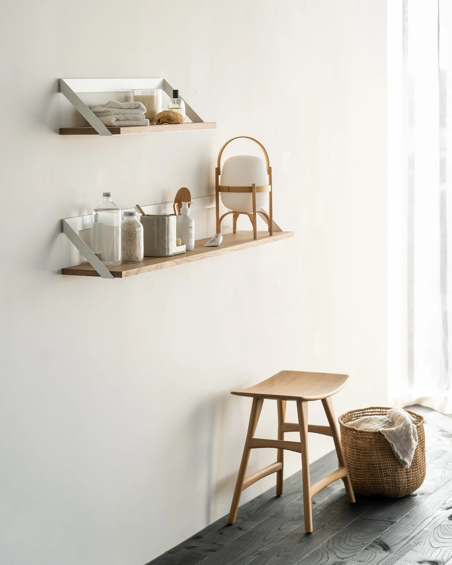 Osso Hocker - Eiche - 50 x 33 x 49 cm - Image 3