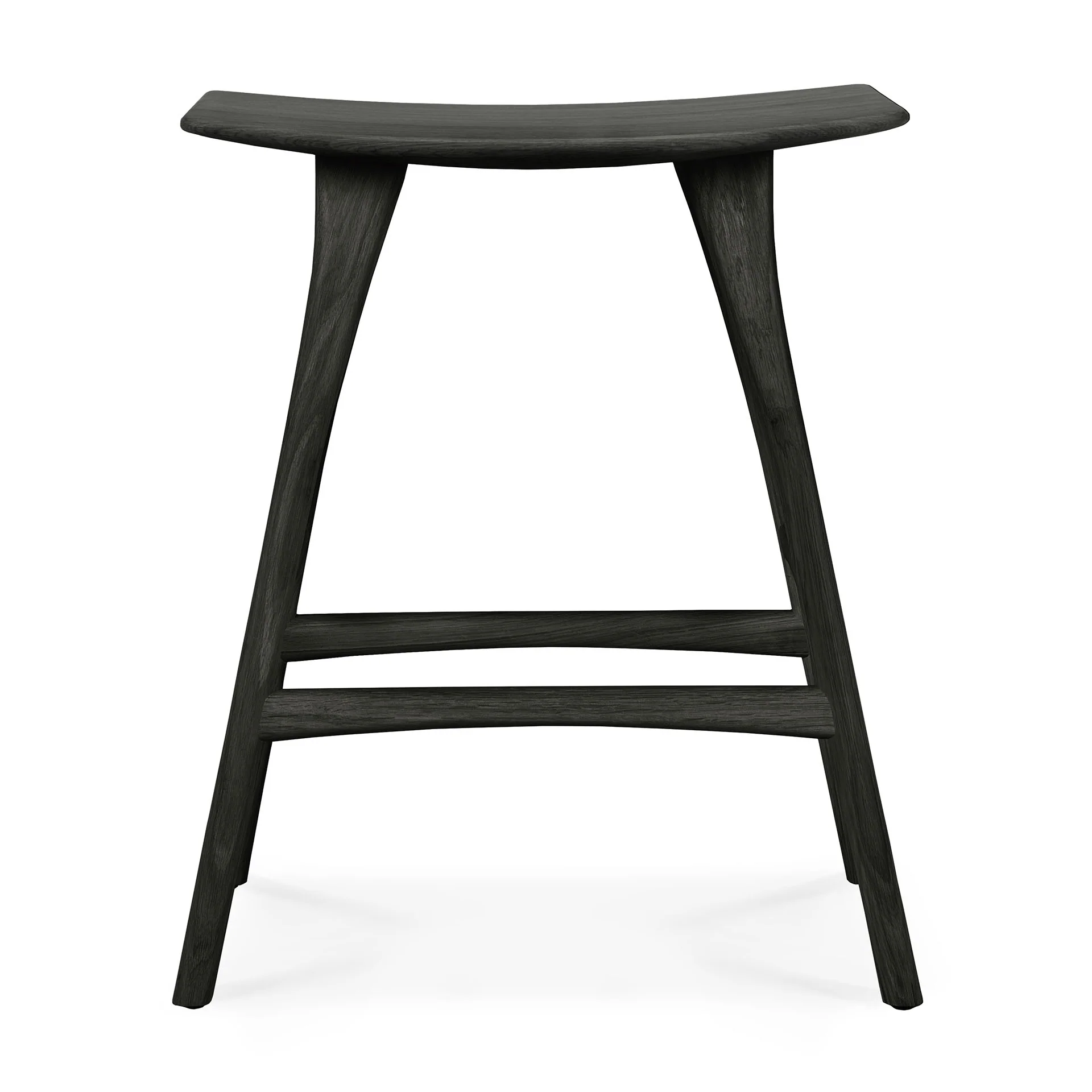 Osso Tresenhocker - lackierte Eiche - schwarz - 57 x 33 x 67 cm - Image 4