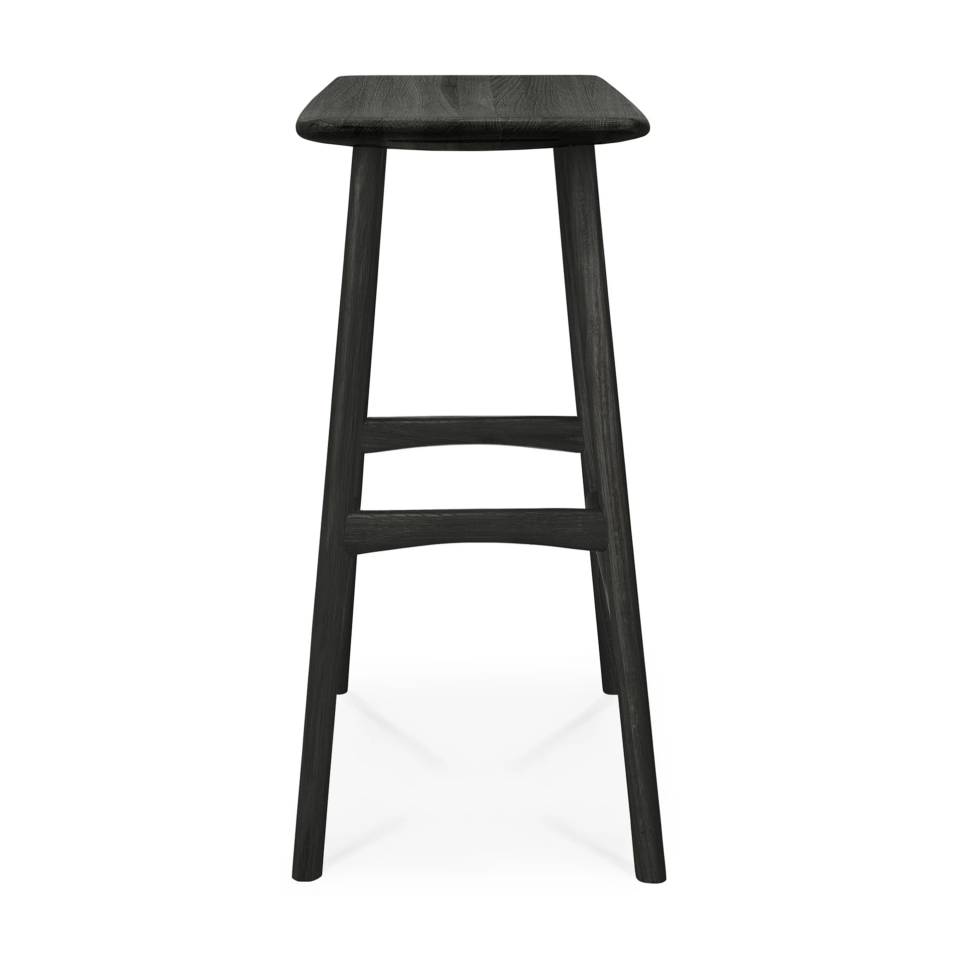 Osso Tresenhocker - lackierte Eiche - schwarz - 57 x 33 x 67 cm - Image 5