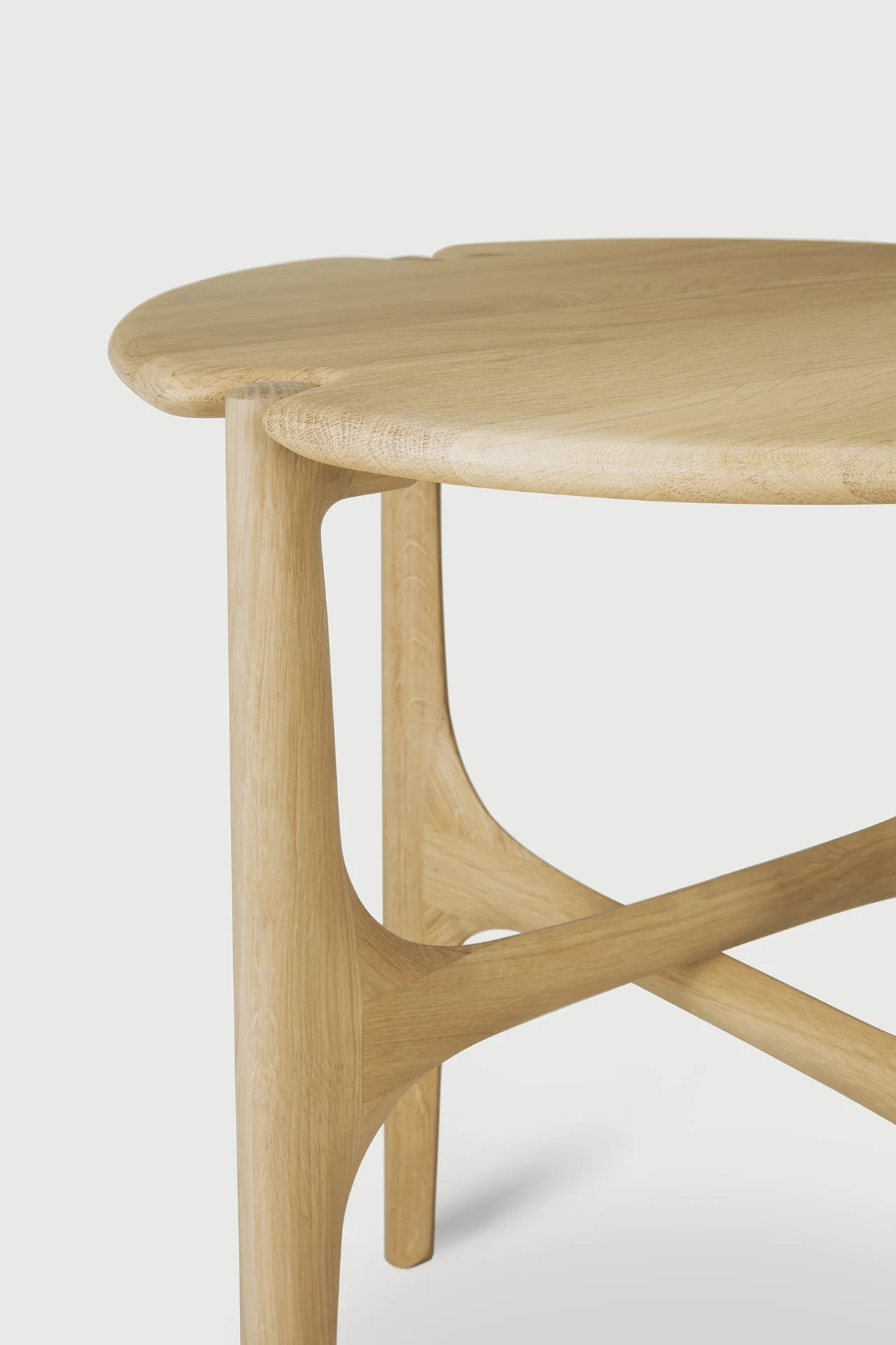 PI Beistelltisch - lackierte Eiche - rund - 47 x 47 x 50 cm - Image 6