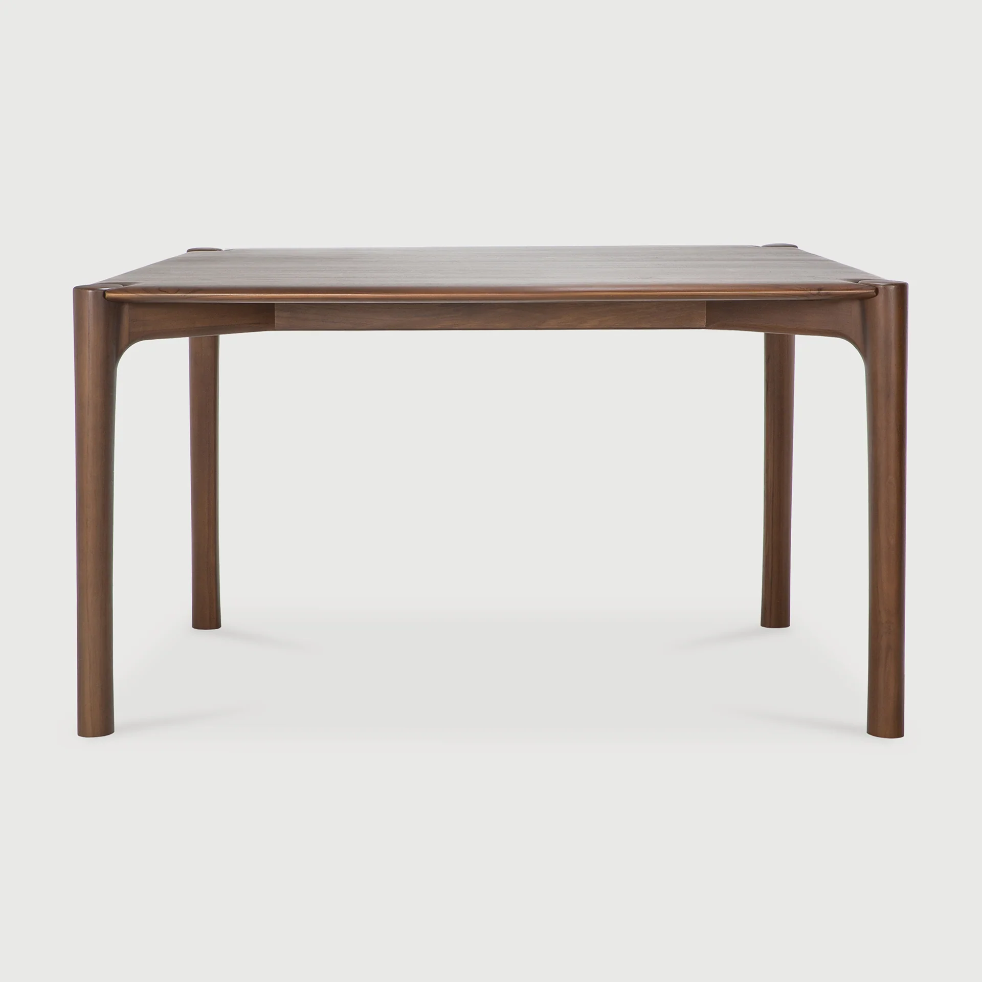 PI Esstisch - lackiertes Teak - braun - rechteckig - 140 x 80 x 76 cm