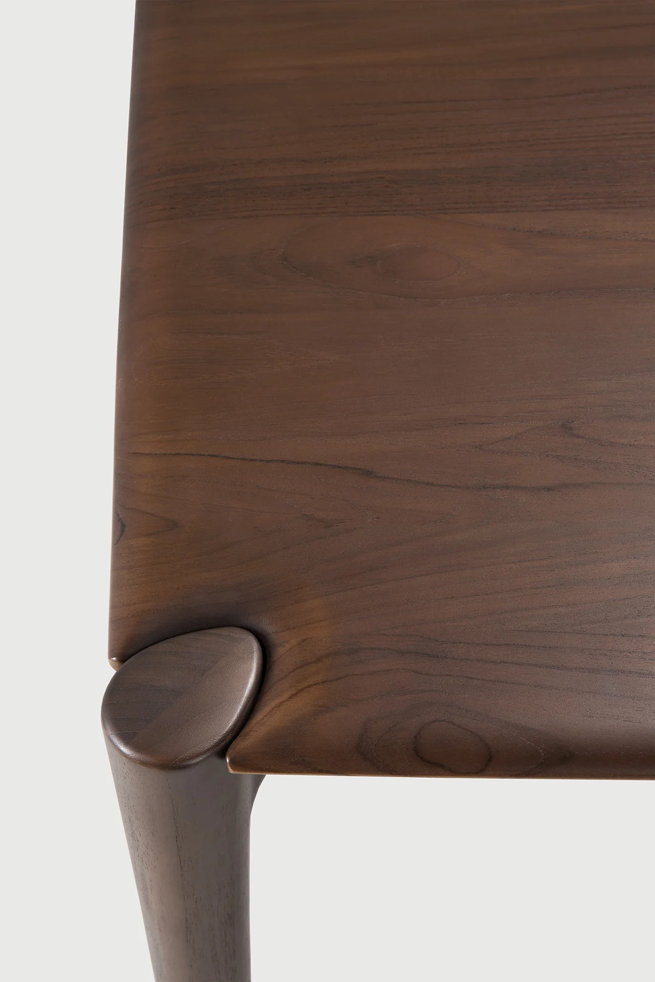 PI Esstisch - lackiertes Teak - braun - rechteckig - 140 x 80 x 76 cm - Image 6