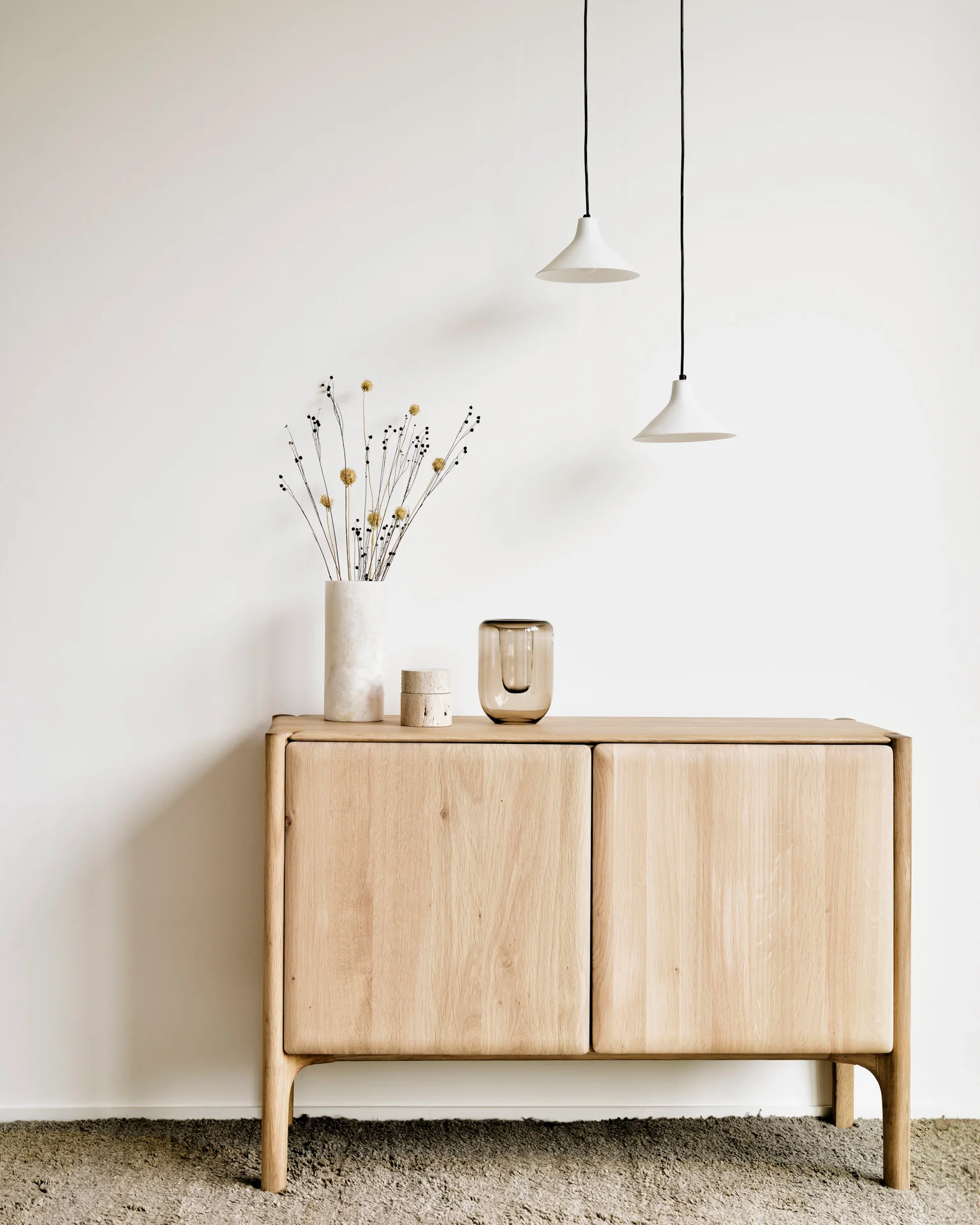 PI Sideboard - Eiche - 2 Türen - 119 x 45 x 83 cm - Image 2
