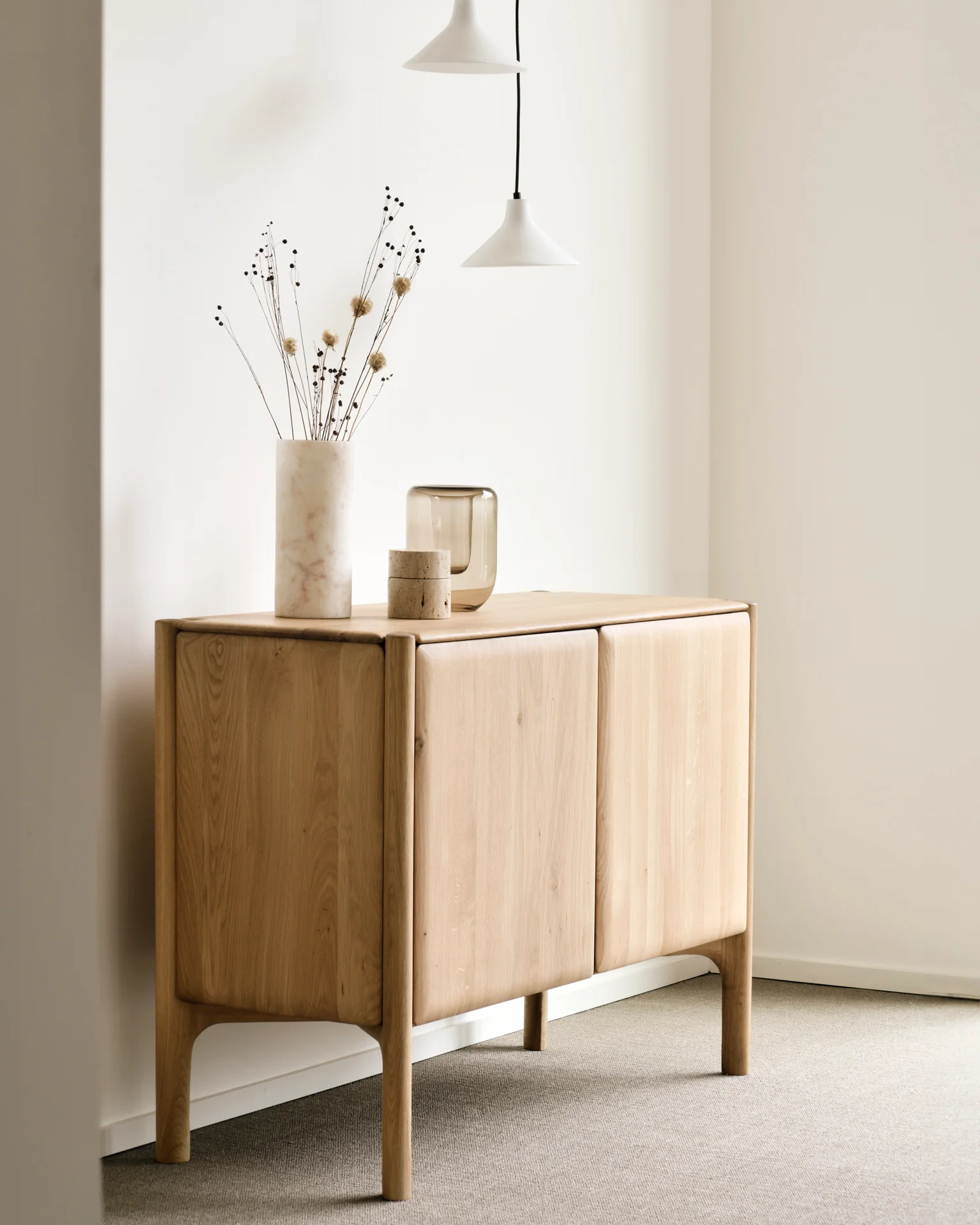 PI Sideboard - Eiche - 2 Türen - 119 x 45 x 83 cm - Image 3
