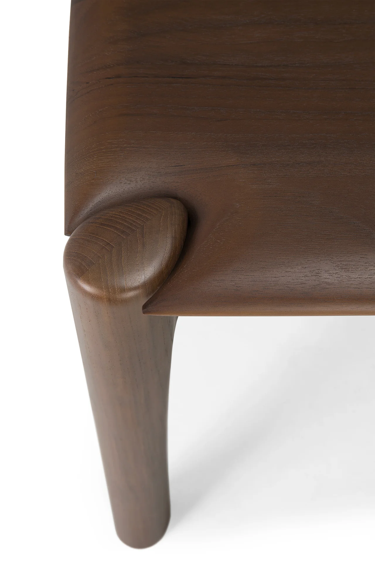 PI Sitzbank - lackiertes Teak - braun - 186 x 35 x 46 cm - Image 5