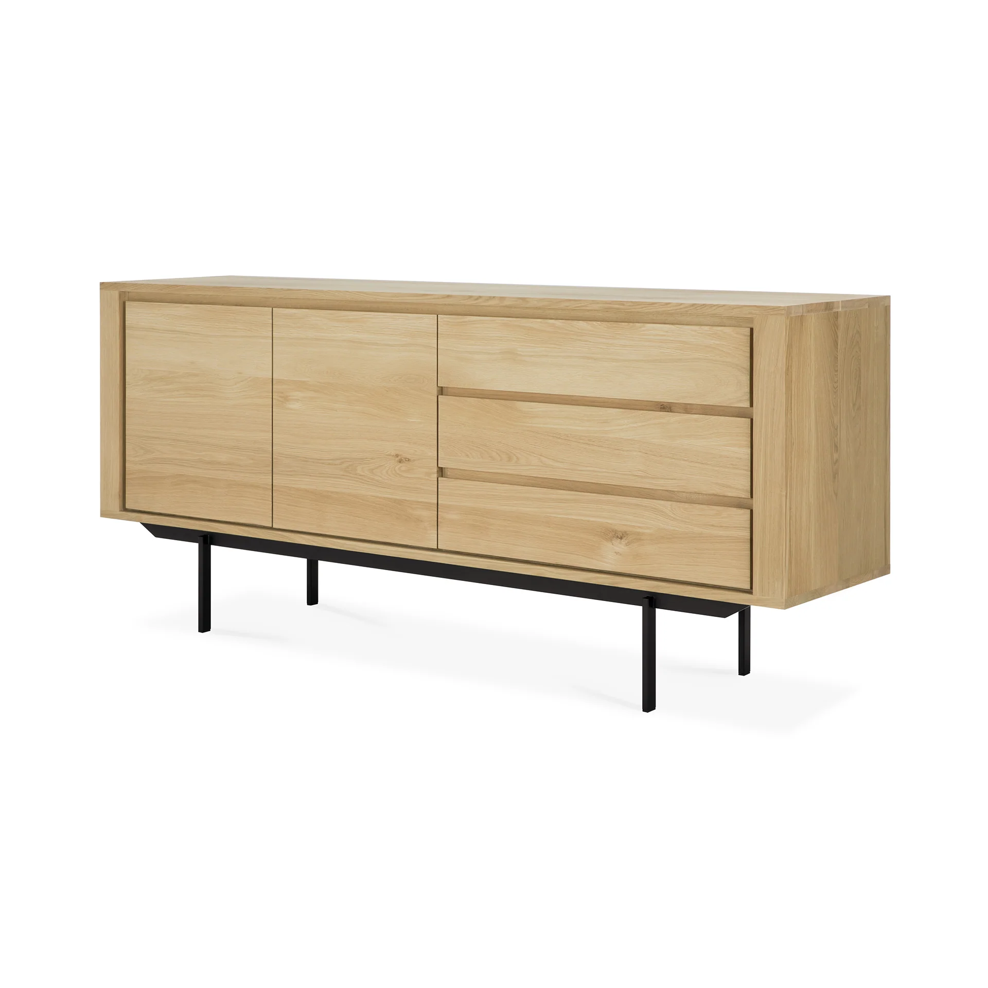 Shadow Sideboard - Eiche - 2 Türen - 3 Schubladen - 180 x 45 x 80 cm - Image 3