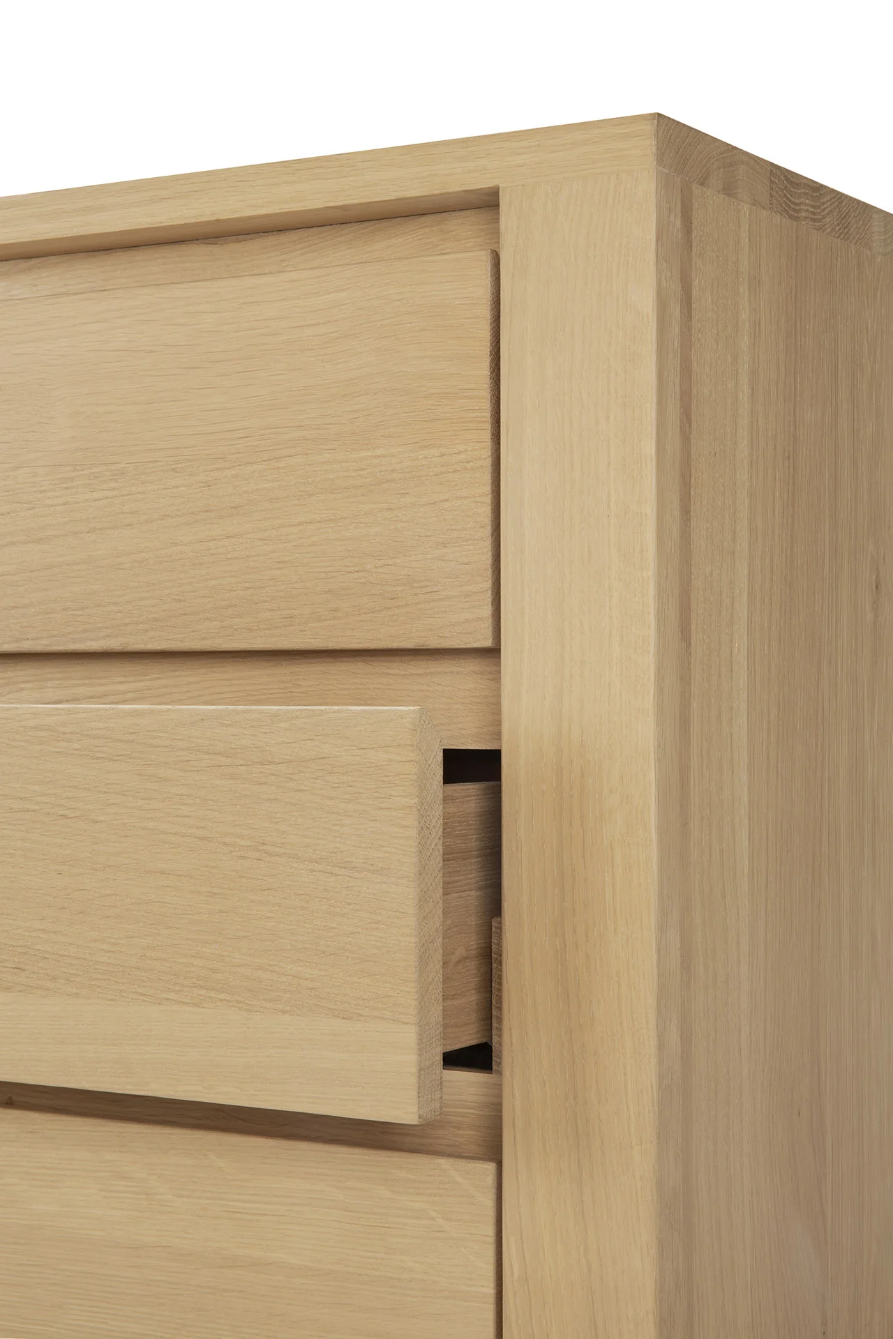 Shadow Sideboard - Eiche - 3 Türen - 3 Schubladen - 224 x 45 x 80 cm - Image 5