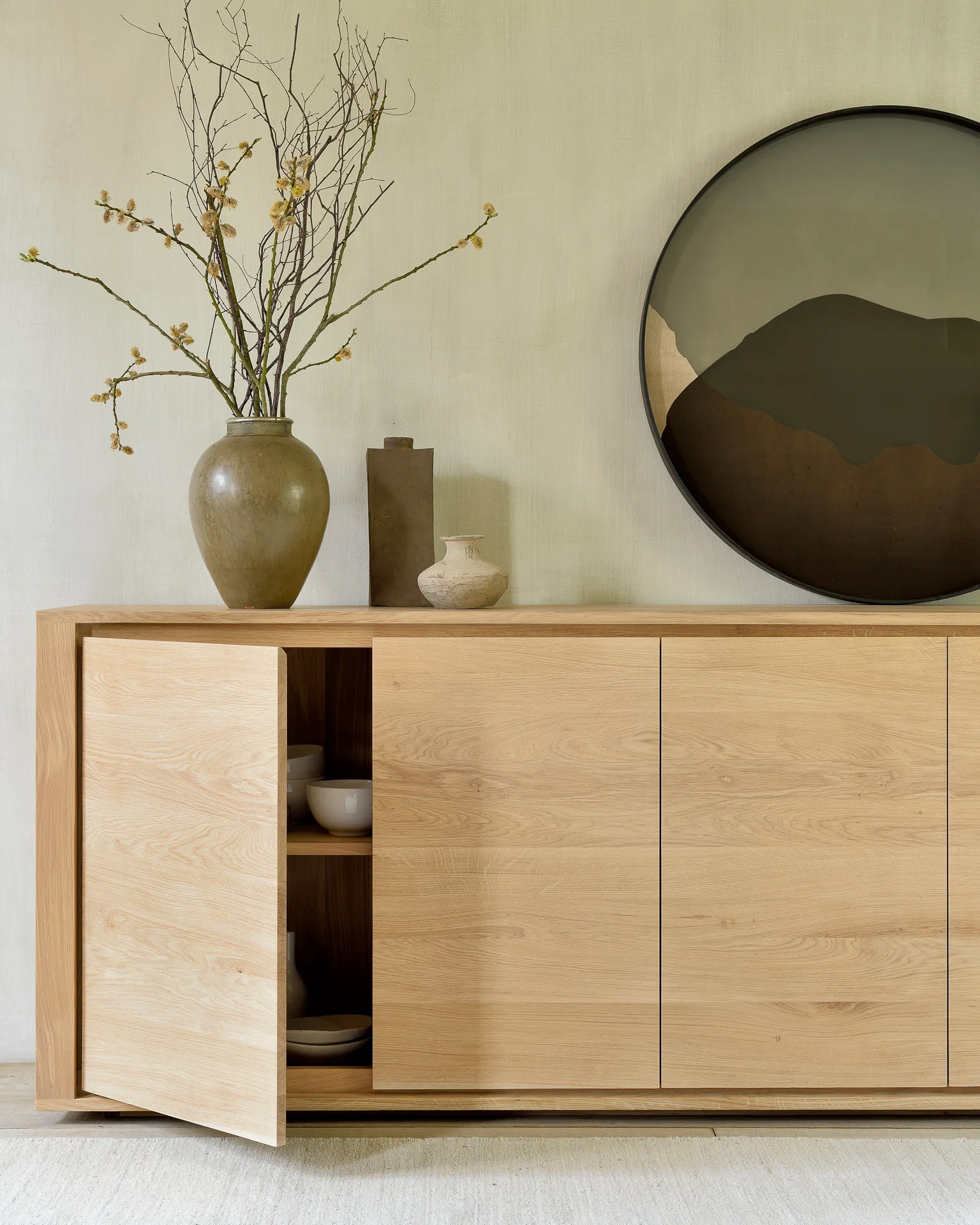 Shadow Sideboard - Eiche - 5 Türen - 250 x 45 x 84 cm - Image 3