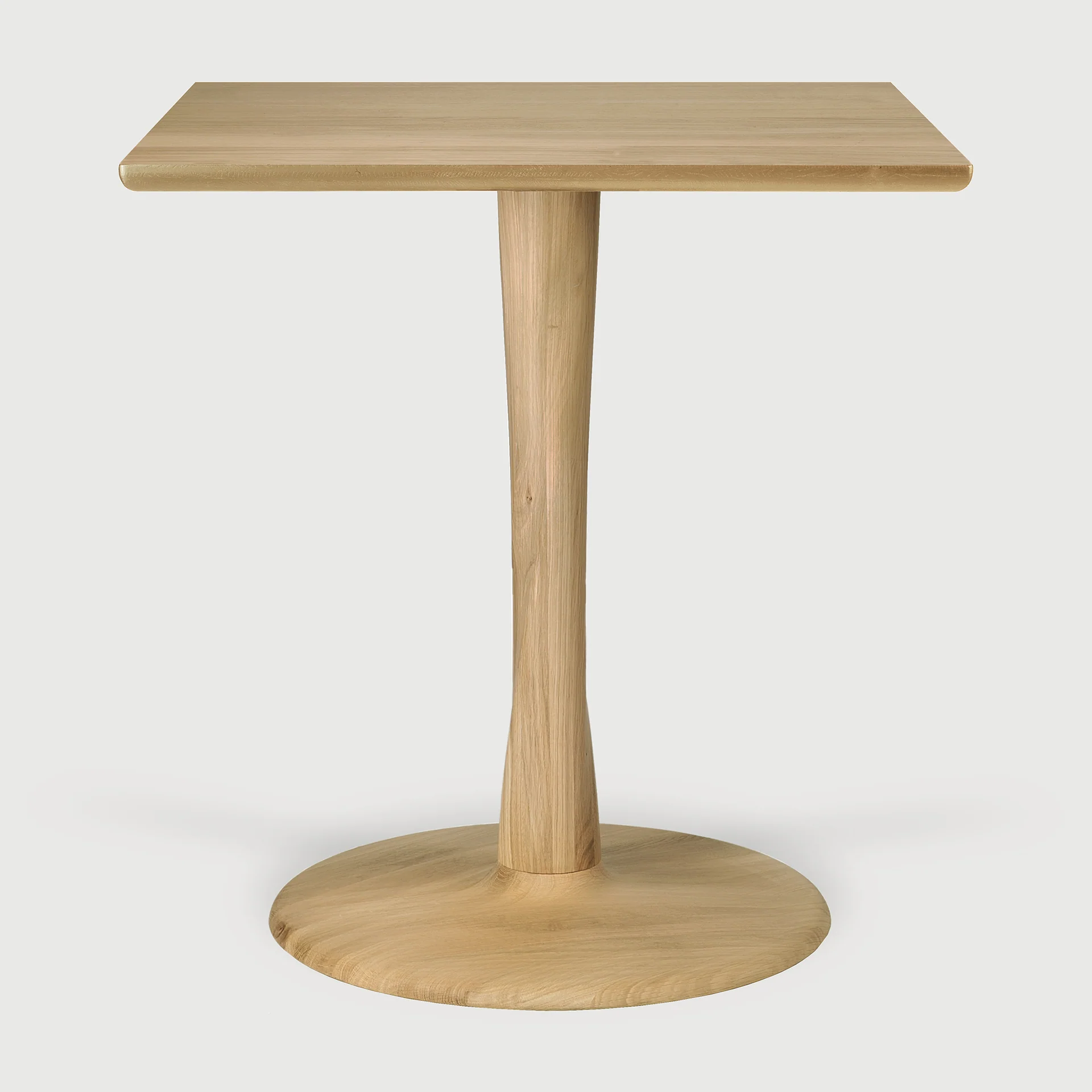 Torsion Esstisch - lackierte Eiche - quadratisch - 70 x 70 x 76 cm