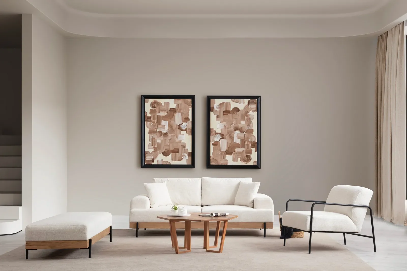 Eti 3-Sitzer Sofa, 220x98 cm - Image 3