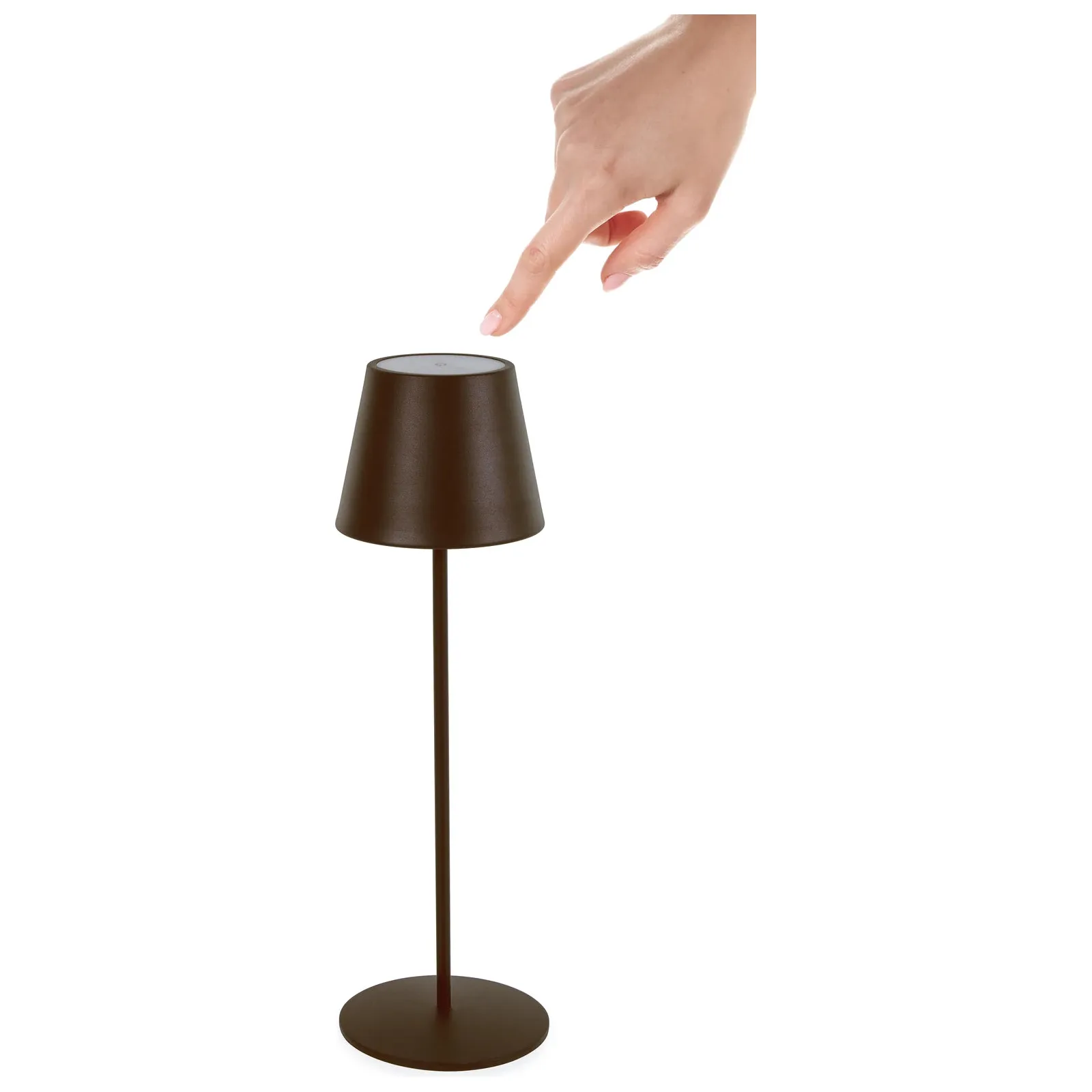 Etna Tischlampe LED Braun Höhe 38 cm - Image 7